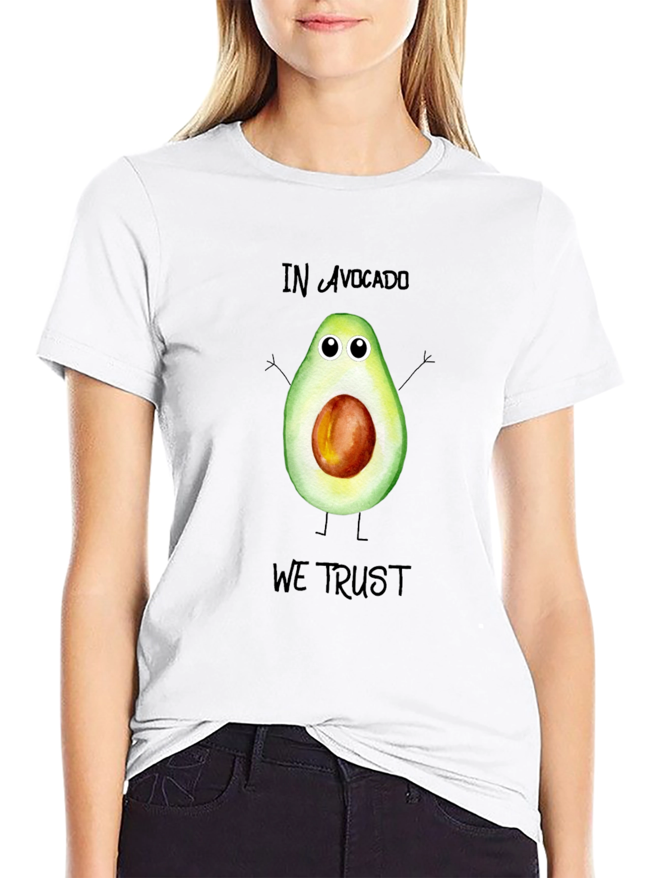 In Avocado We Trust Funny T-Shirt