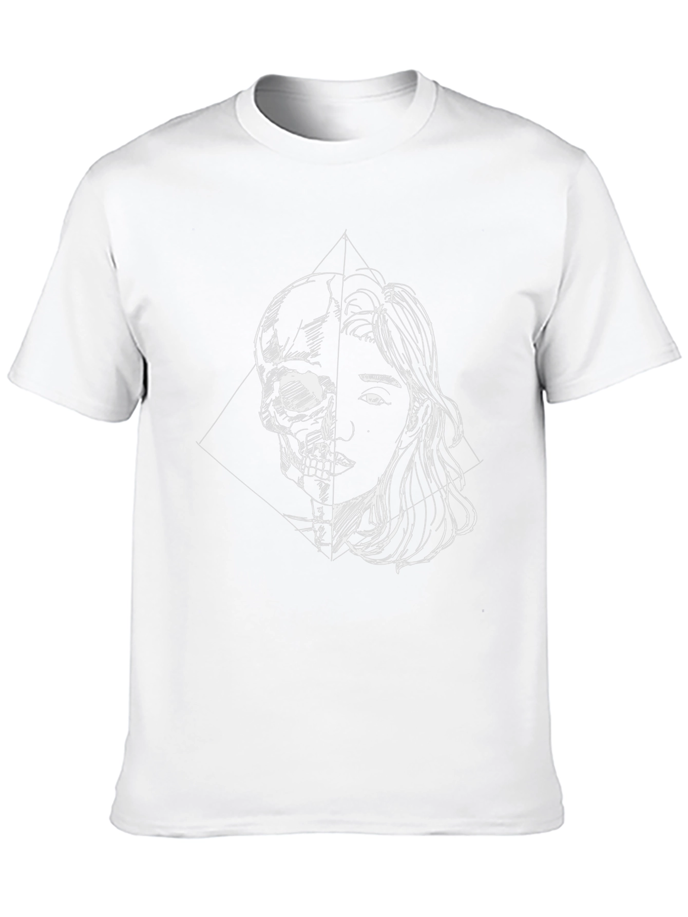 Skull & Beauty Graphic Black Tee