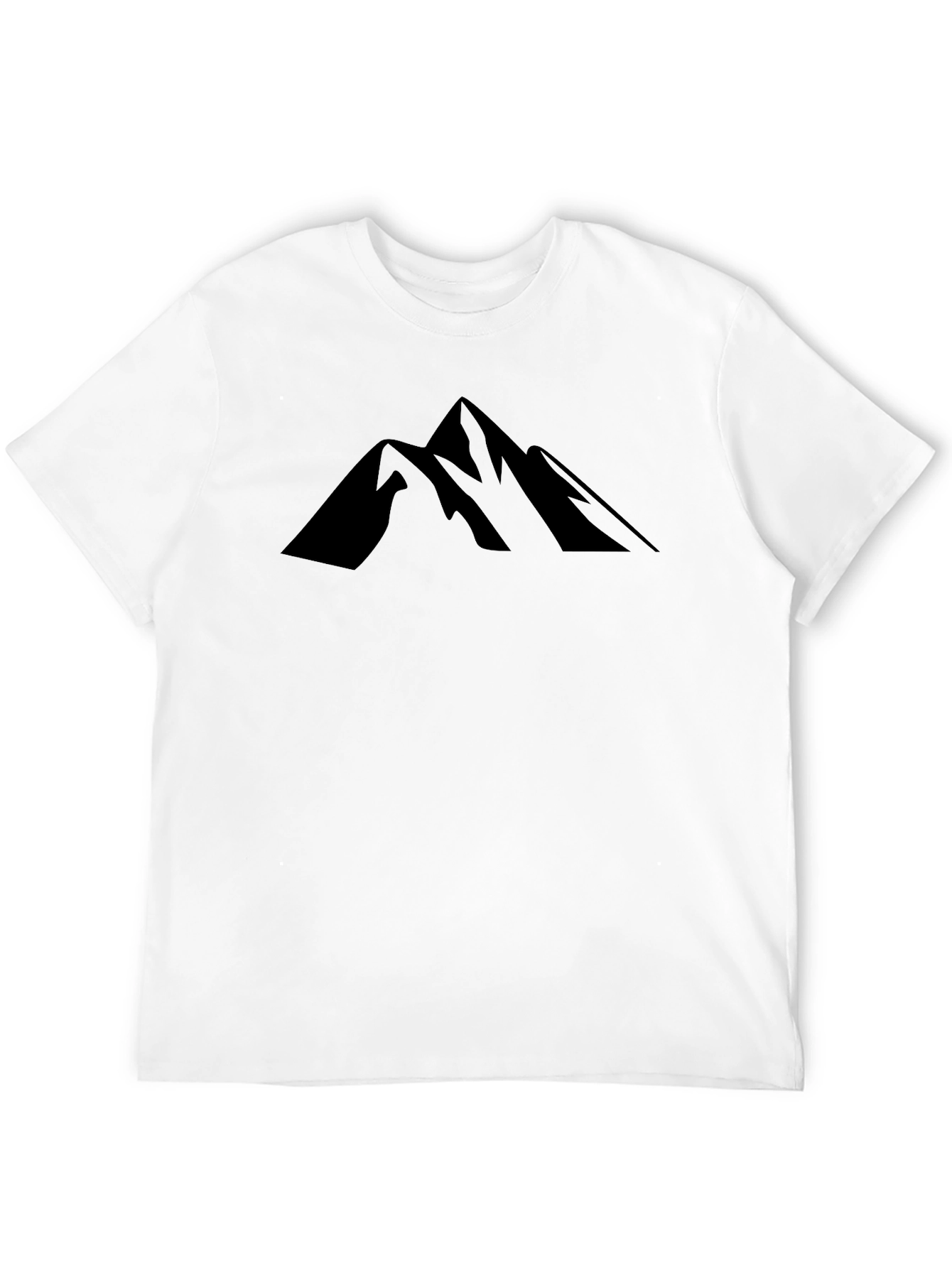 Mens Black Mountain Graphic T-Shirt