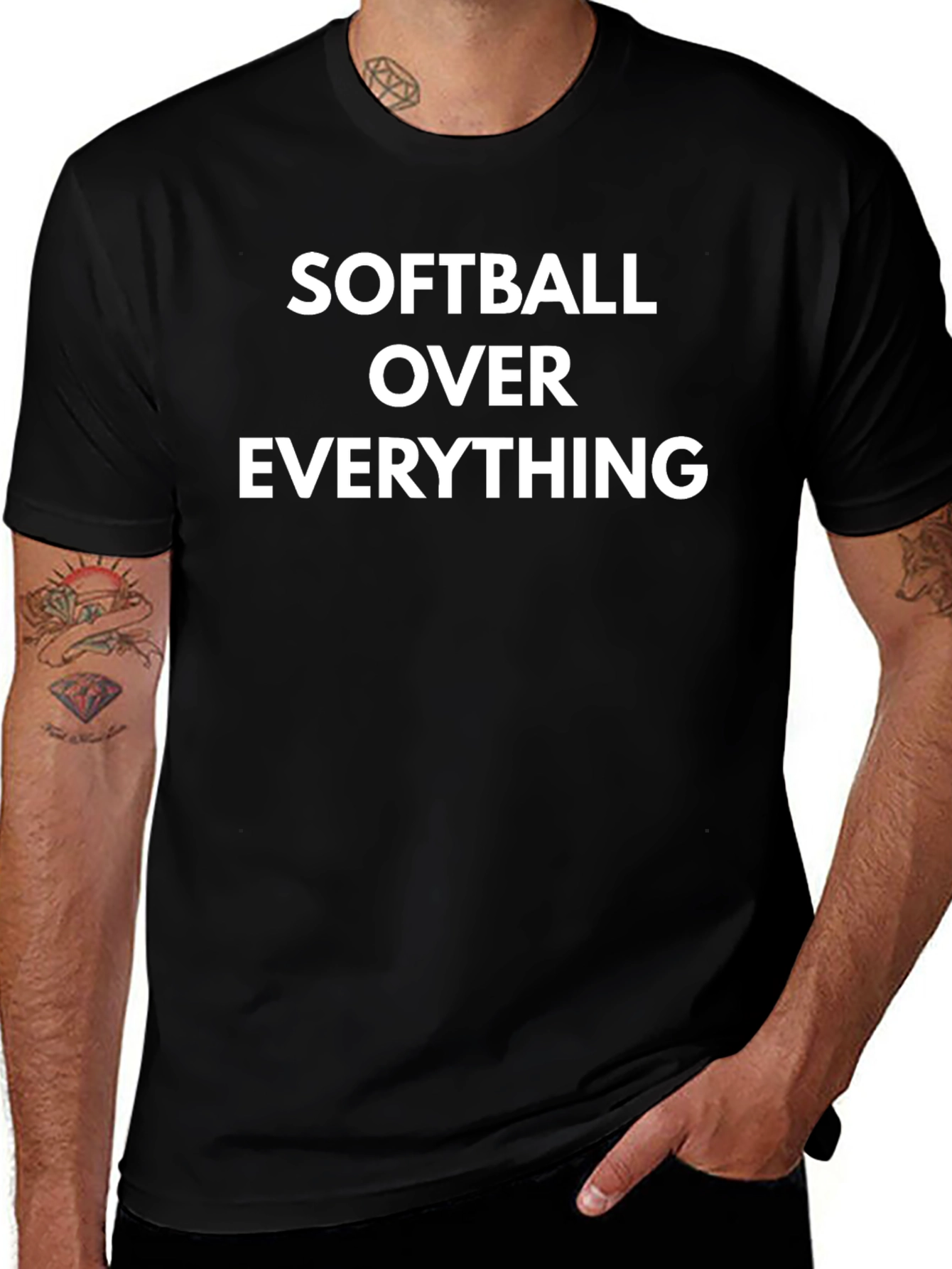 Softball Over Everything Graphic T-Shirt