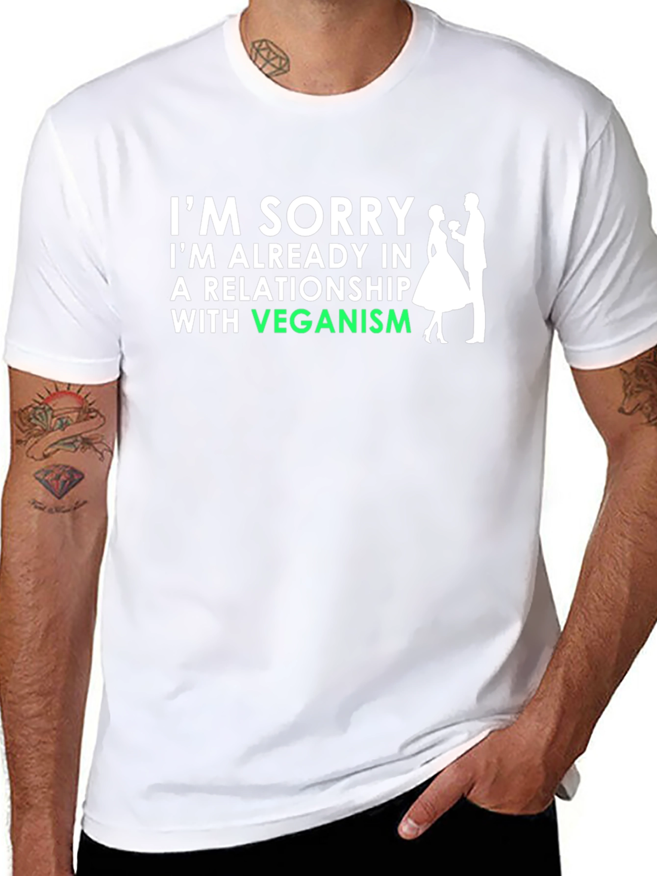 Vegan Relationship T-Shirt - Im Sorry Veganism Tee