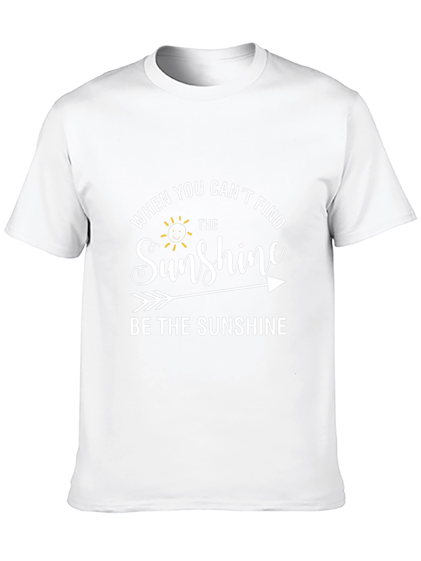 Sunshine Graphic Tee - Inspiring Black T-Shirt