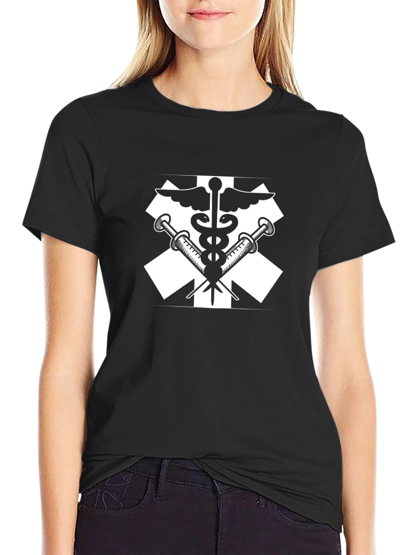 Medical Symbol T-Shirt - Emergency Staff