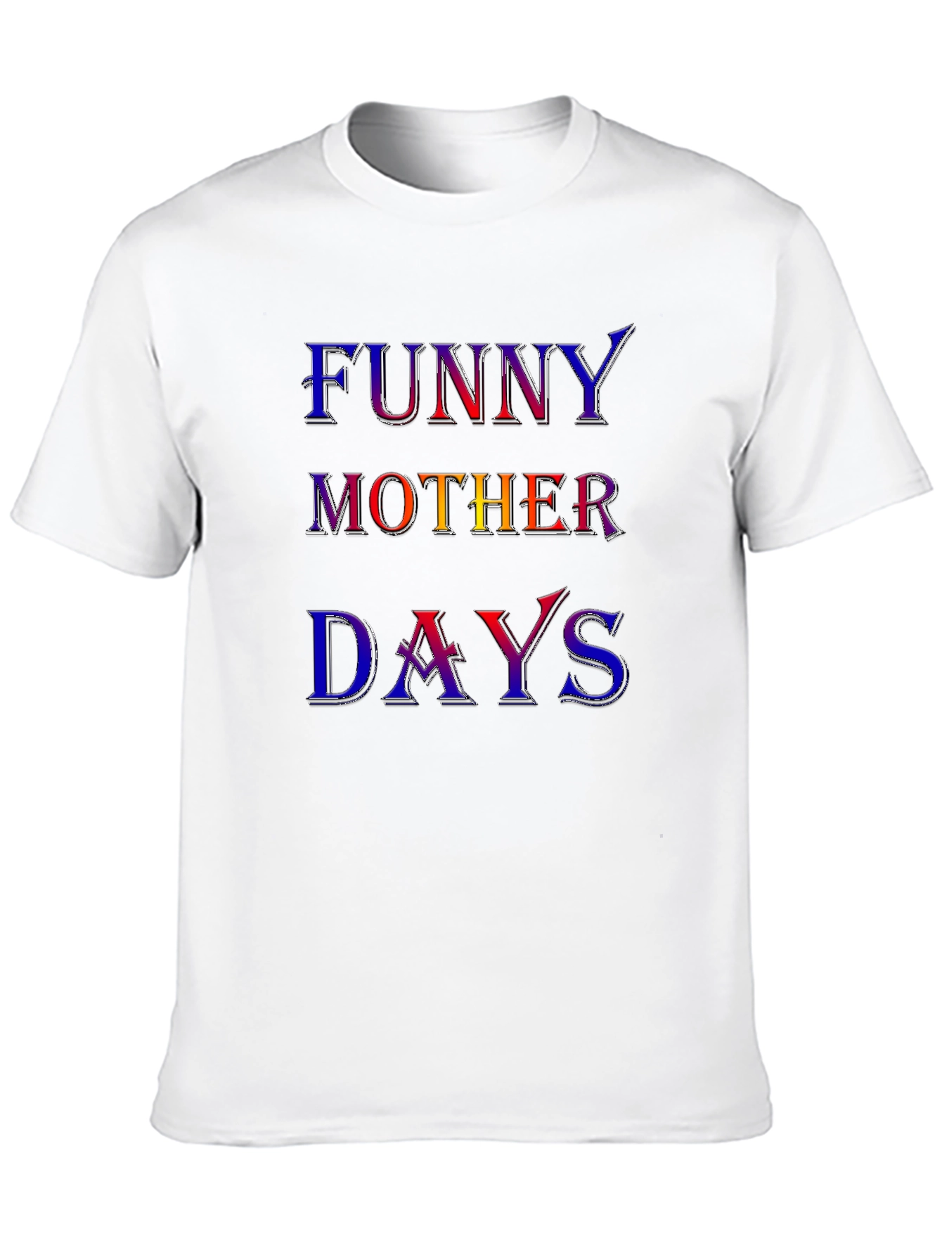 Funny Mother Days Graphic Tee - Black
