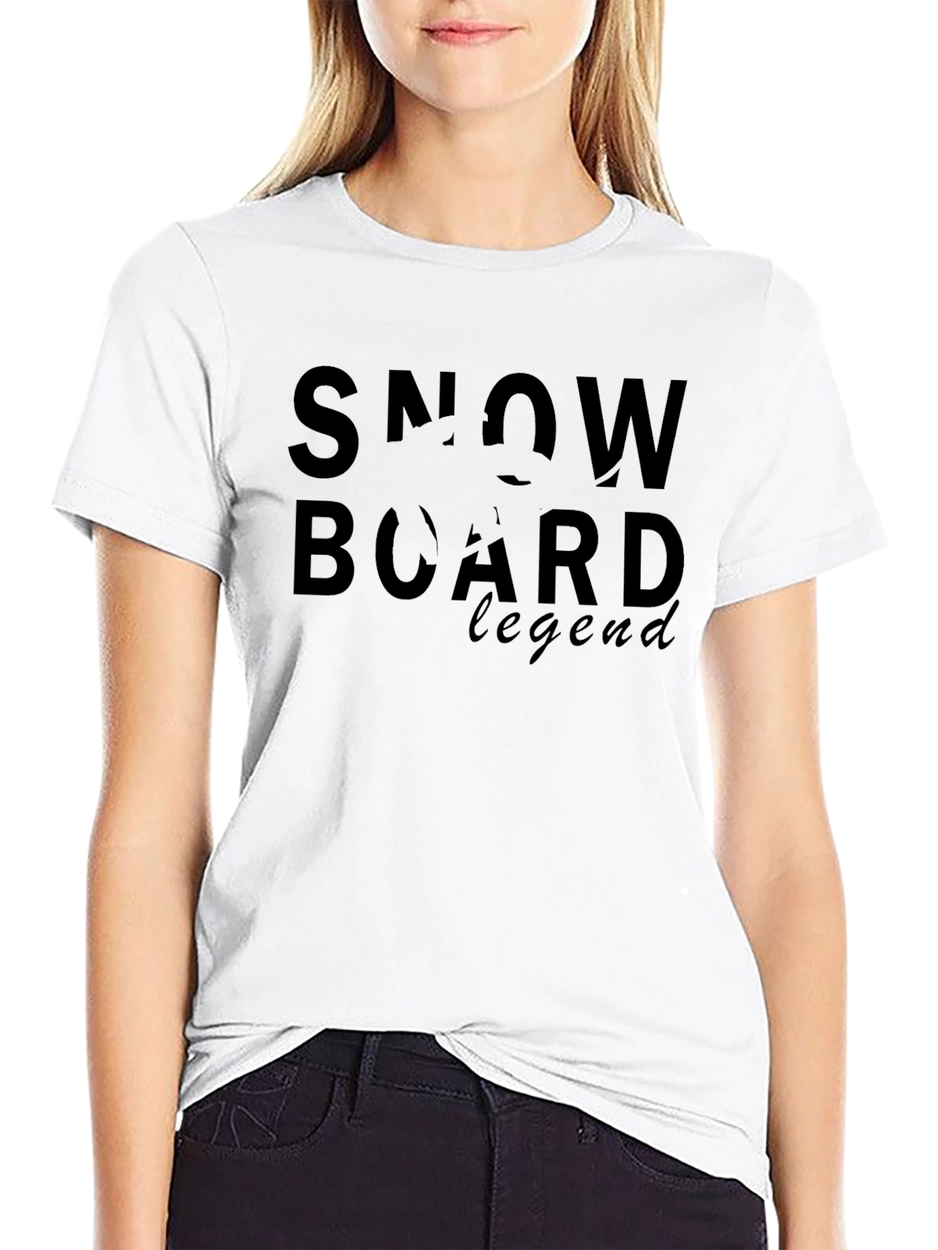 Snowboard Legend Black T-Shirt