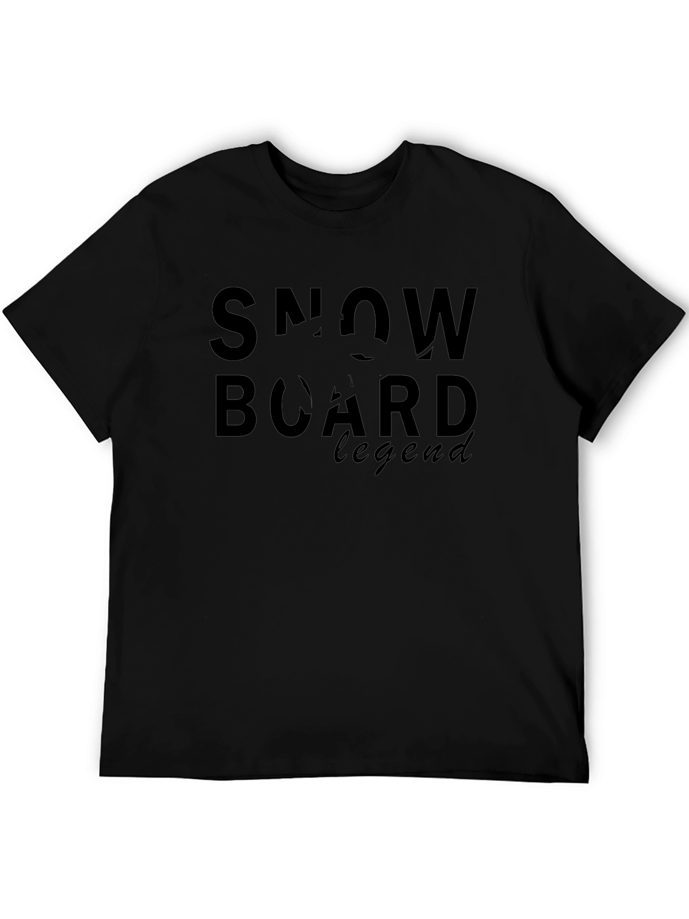 Snowboard Legend Black T-Shirt