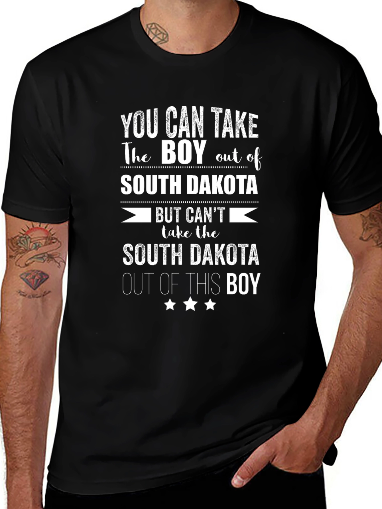 South Dakota Boy T-Shirt | Funny Graphic Tee