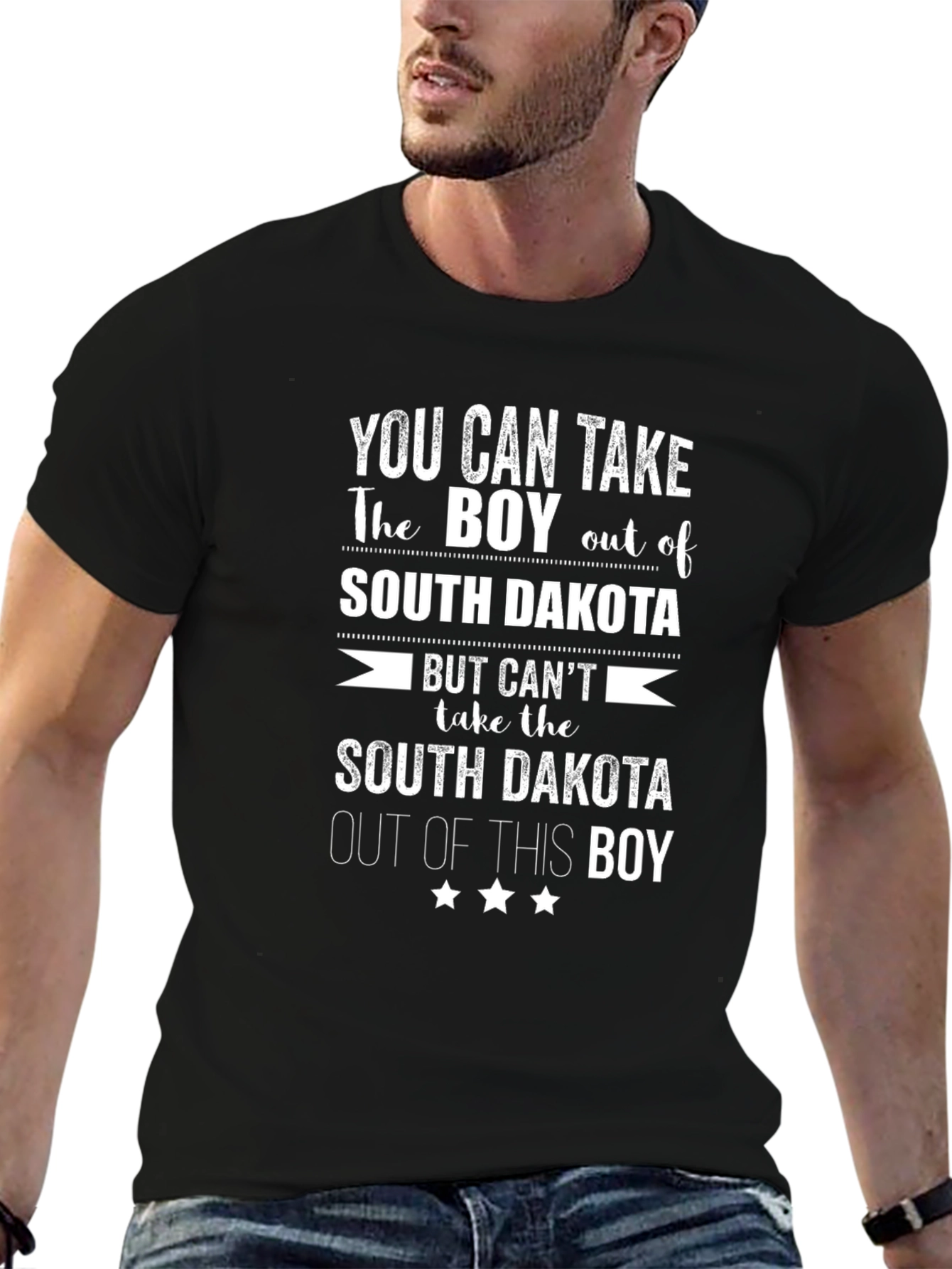 South Dakota Boy T-Shirt | Funny Graphic Tee
