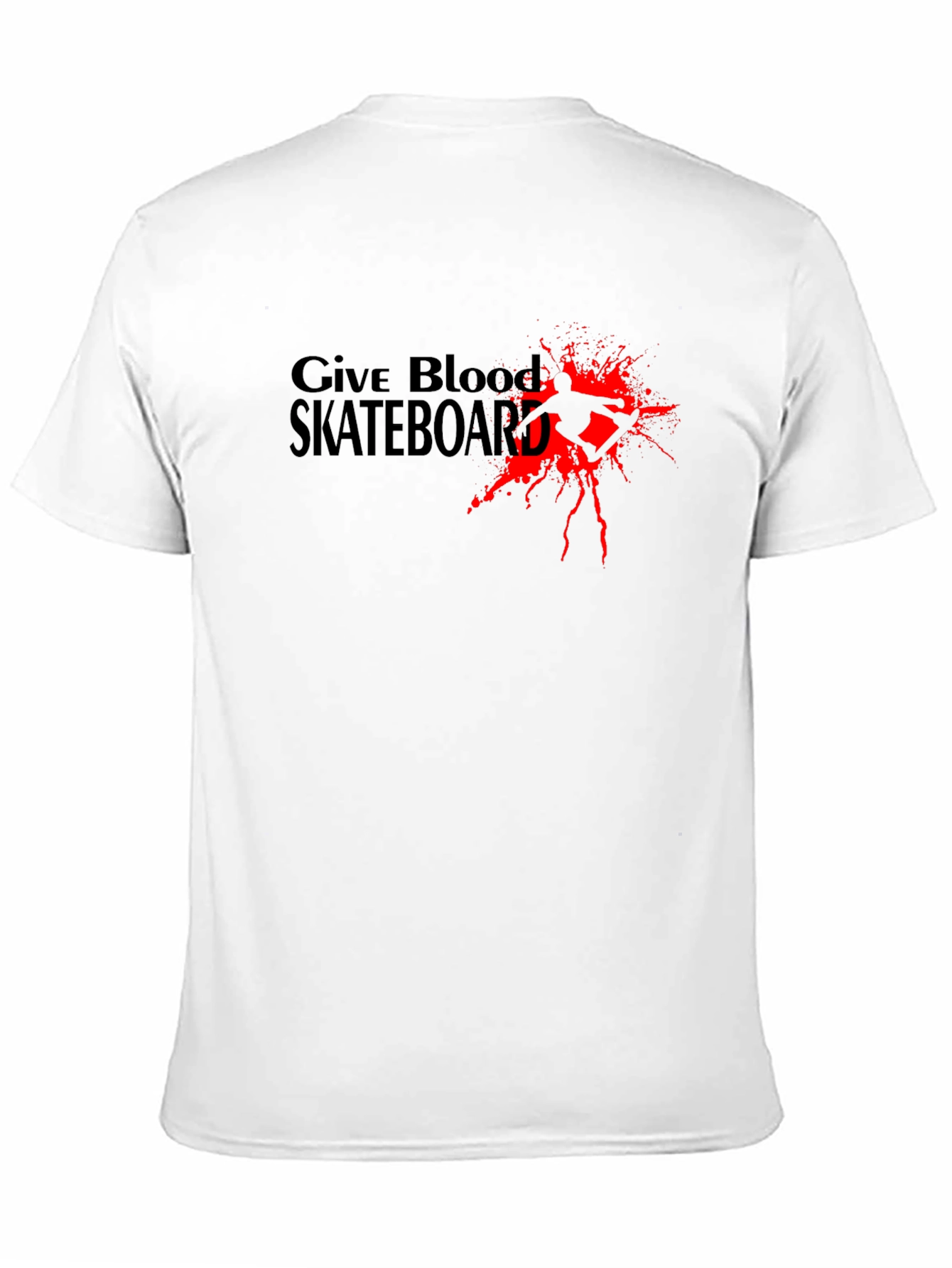 Give Blood Skateboard Graphic Tee