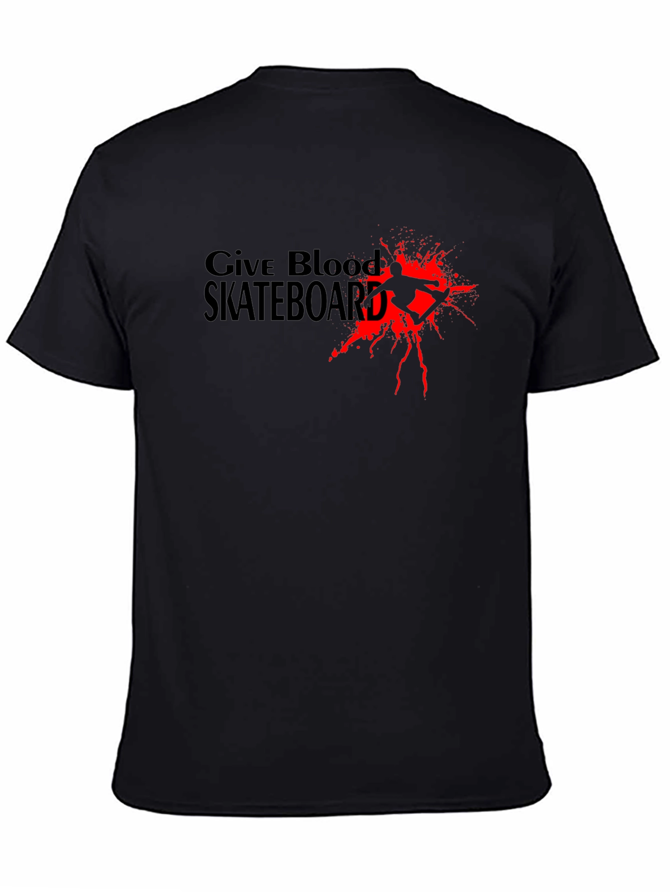 Give Blood Skateboard Graphic Tee
