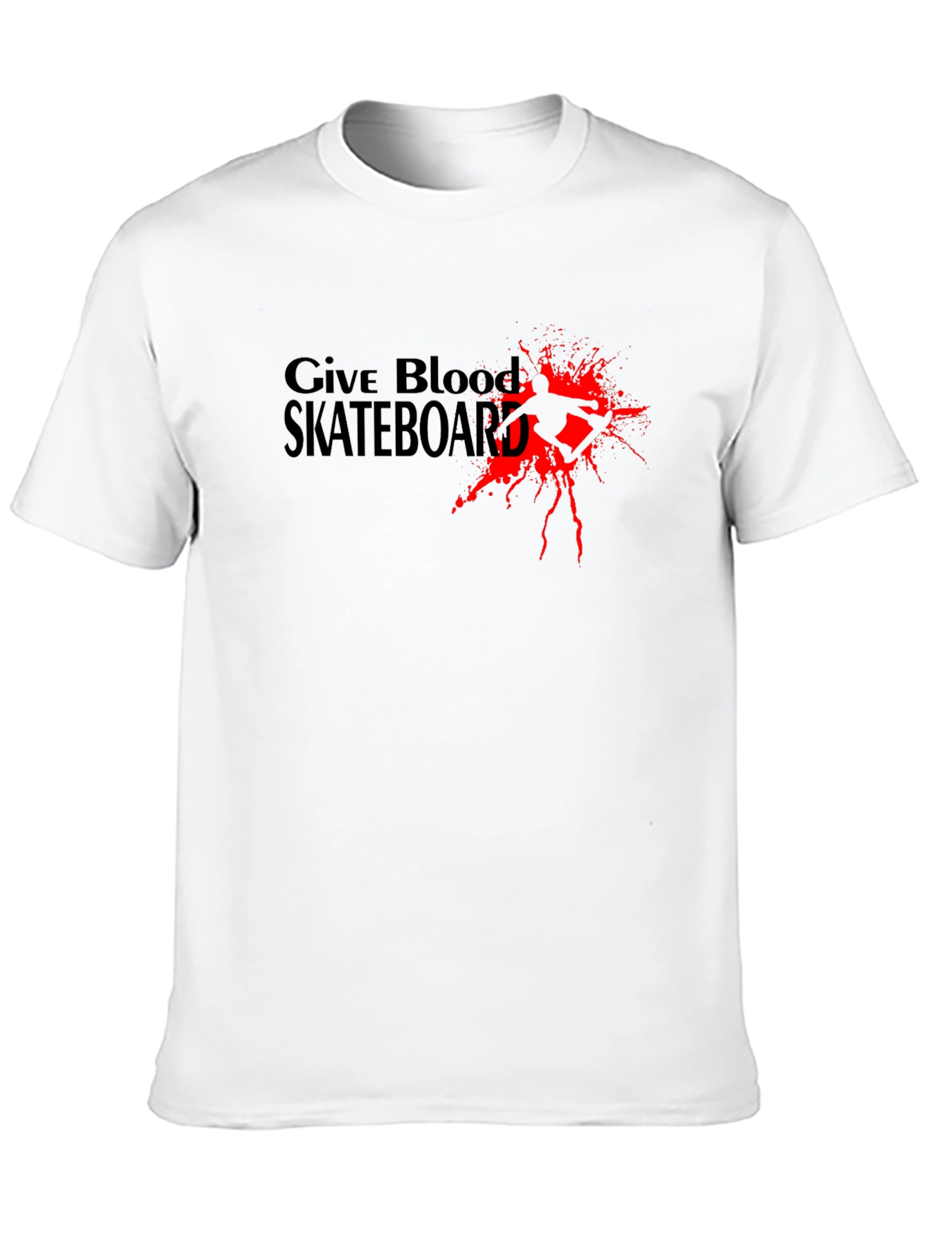 Give Blood Skateboard Graphic Tee