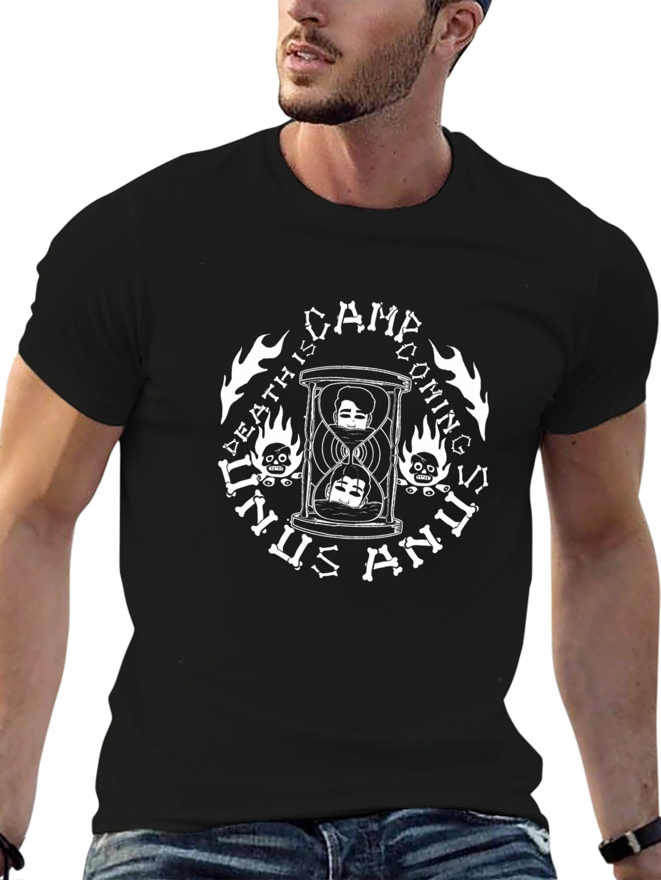 Unus Annus Camp Death is Coming Graphic T-Shirt