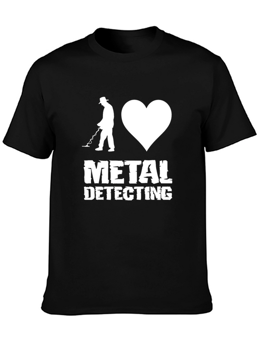 I Love Metal Detecting Graphic T-Shirt