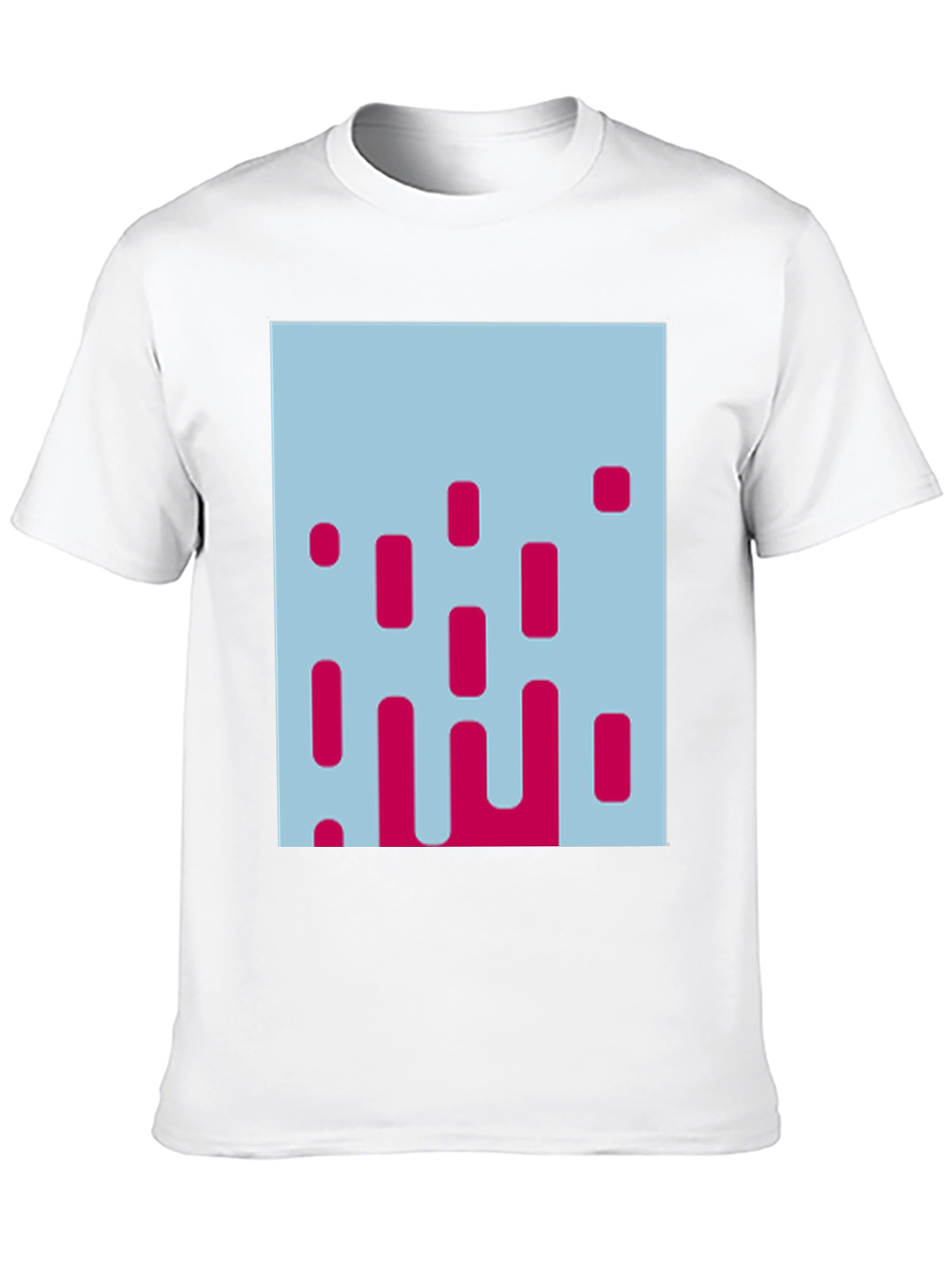 Modern Abstract Graphic Tee - Stylish Mens T-Shirt