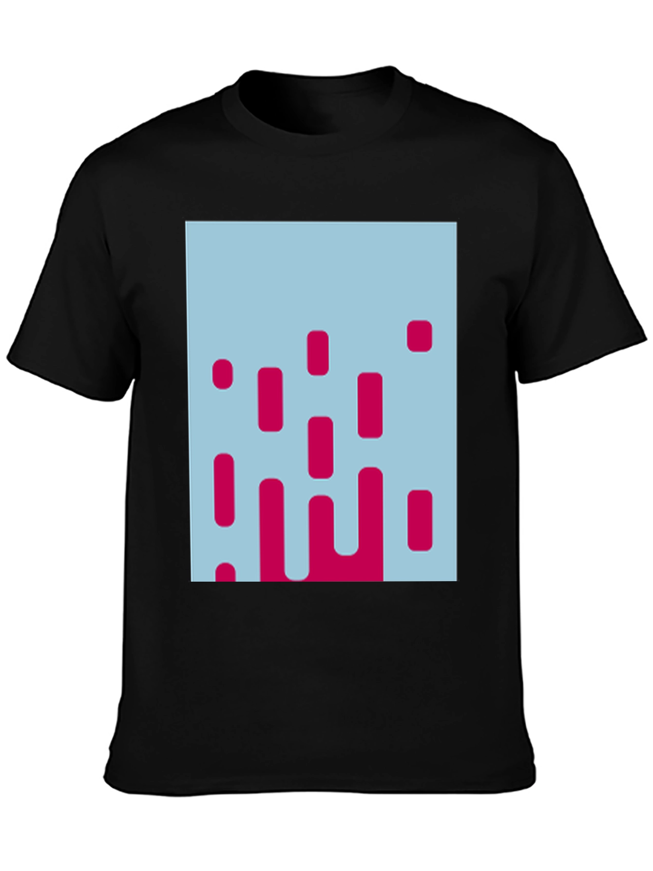 Modern Abstract Graphic Tee - Stylish Mens T-Shirt