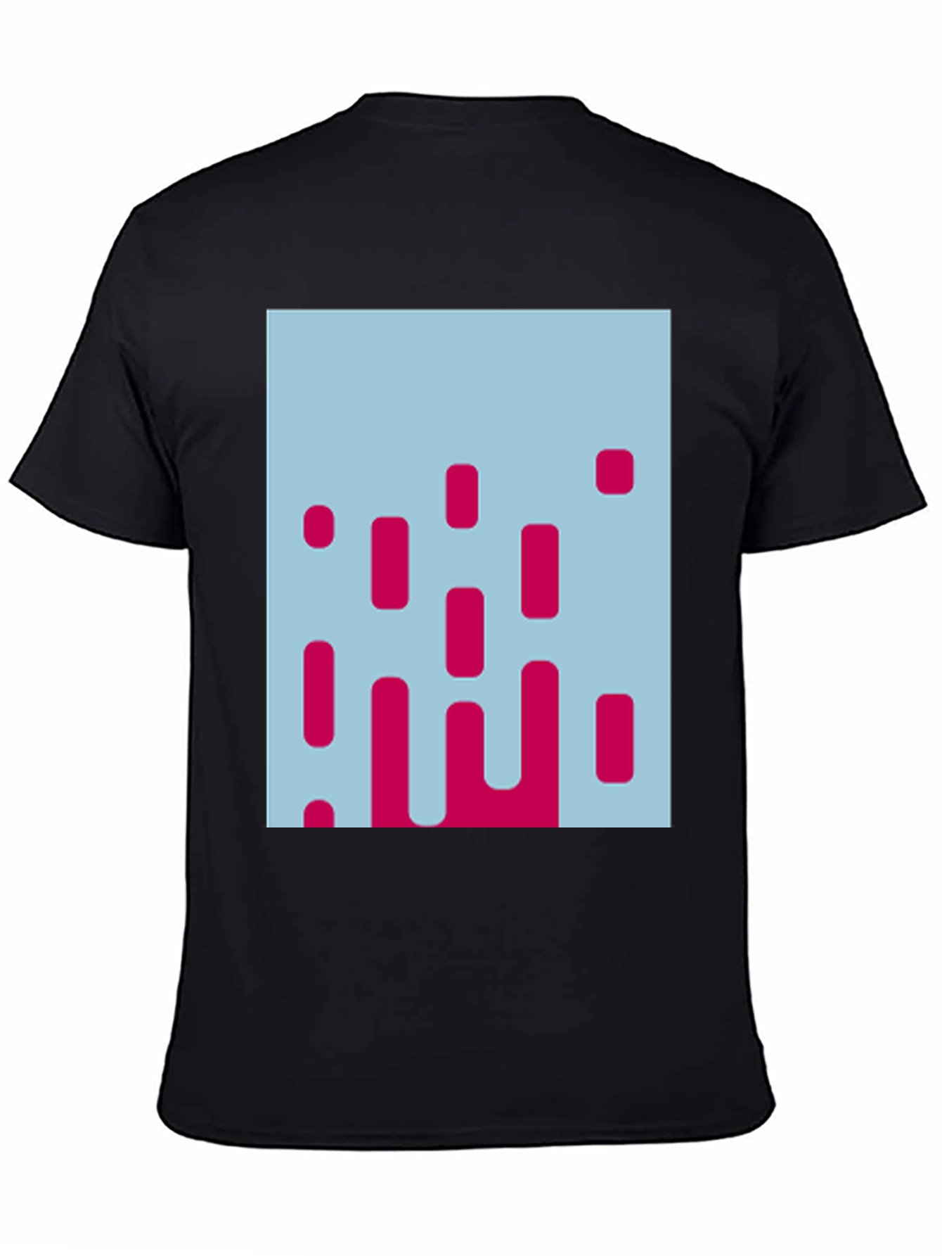 Modern Abstract Graphic Tee - Stylish Mens T-Shirt