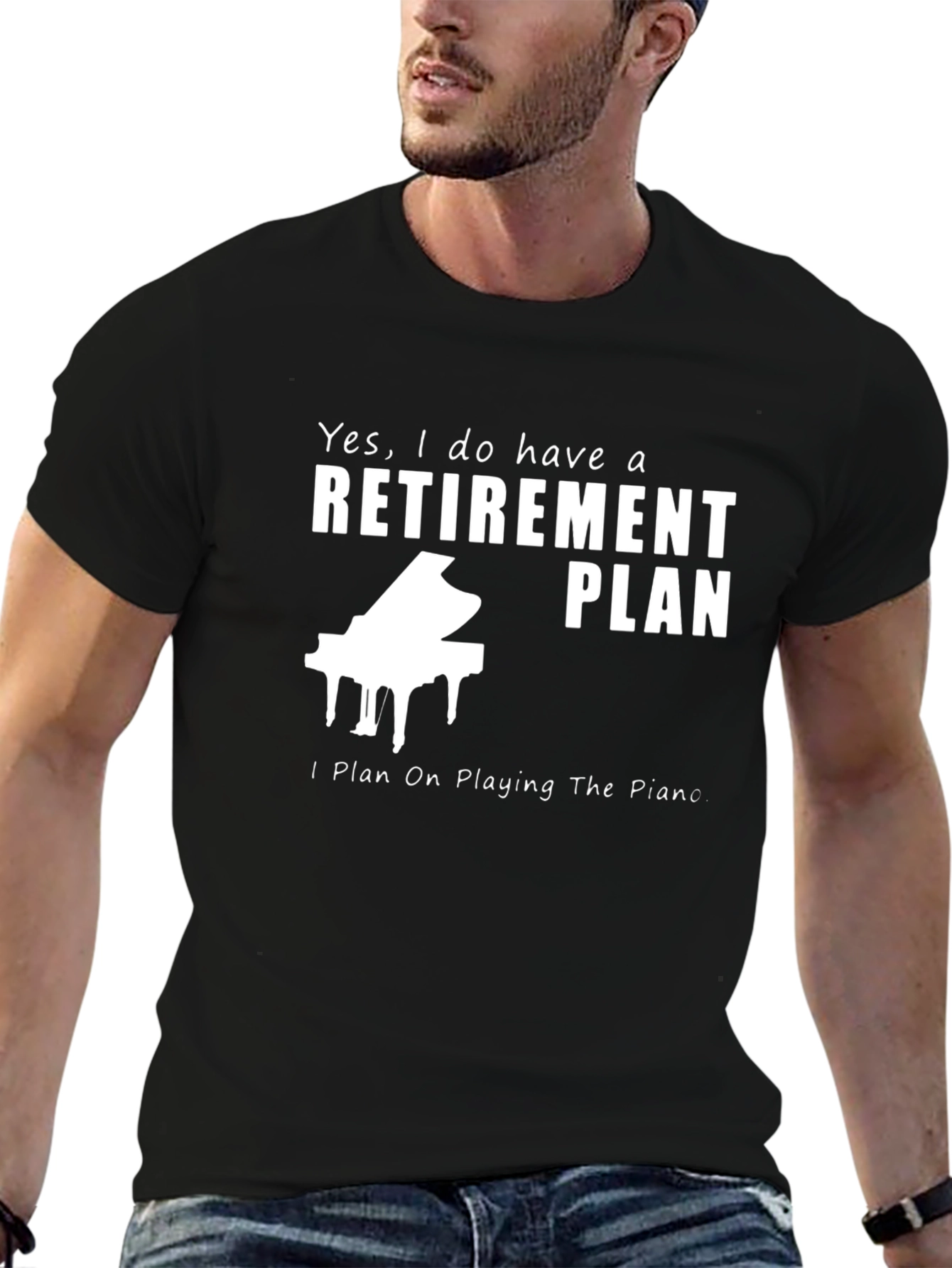 Retirement Plan Piano T-Shirt