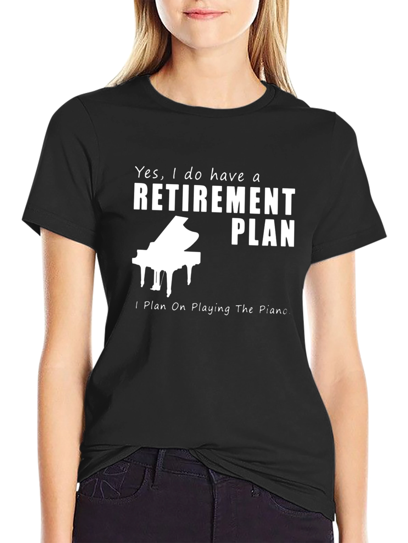 Retirement Plan Piano T-Shirt