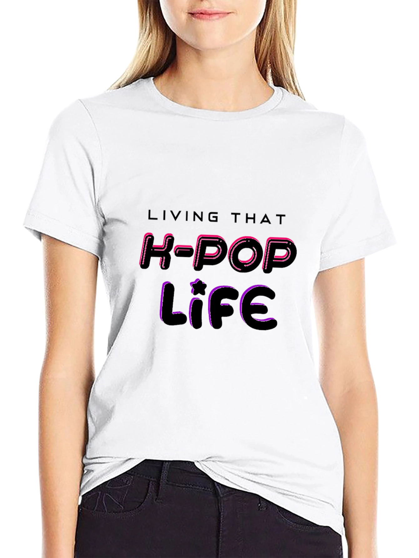 K-Pop Life Tee - Stylish Trendy Music Fan Shirt