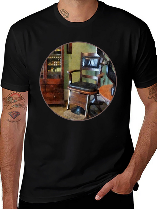 Vintage Barber Chair T-Shirt
