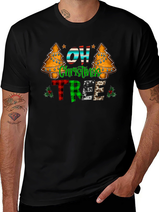 Festive Oh Christmas Tree Graphic Tee