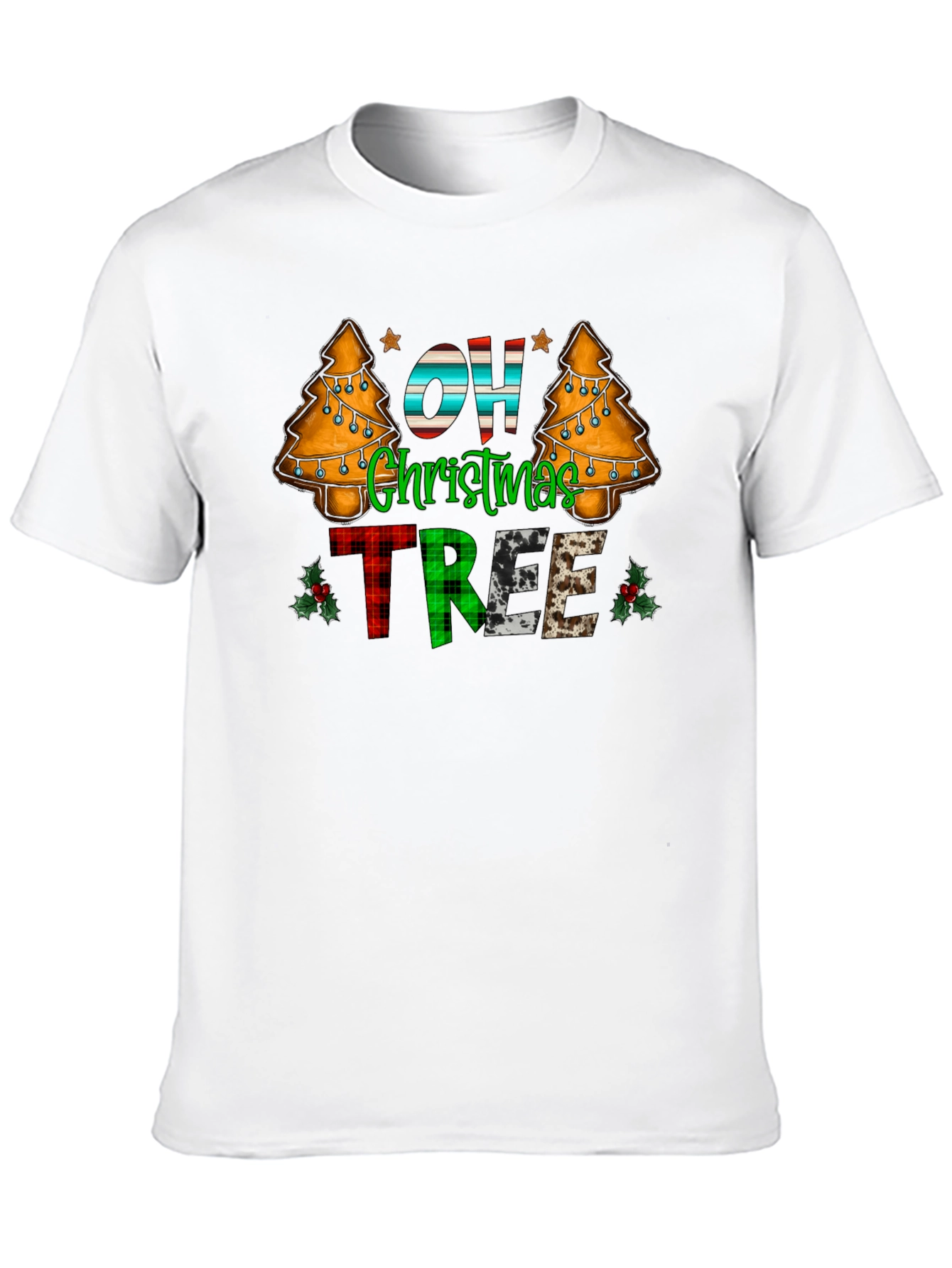 Festive Oh Christmas Tree Graphic Tee