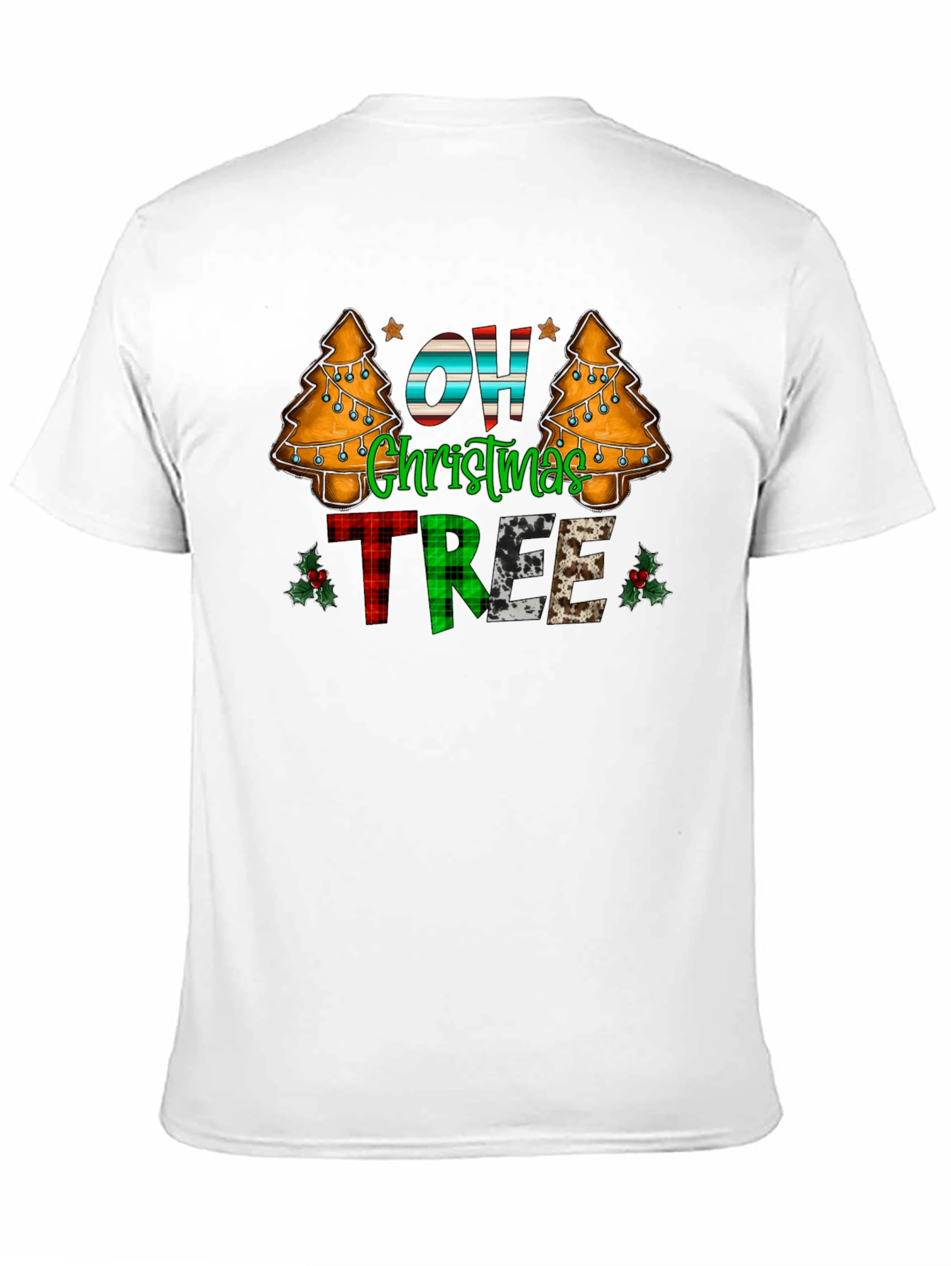 Festive Oh Christmas Tree Graphic Tee