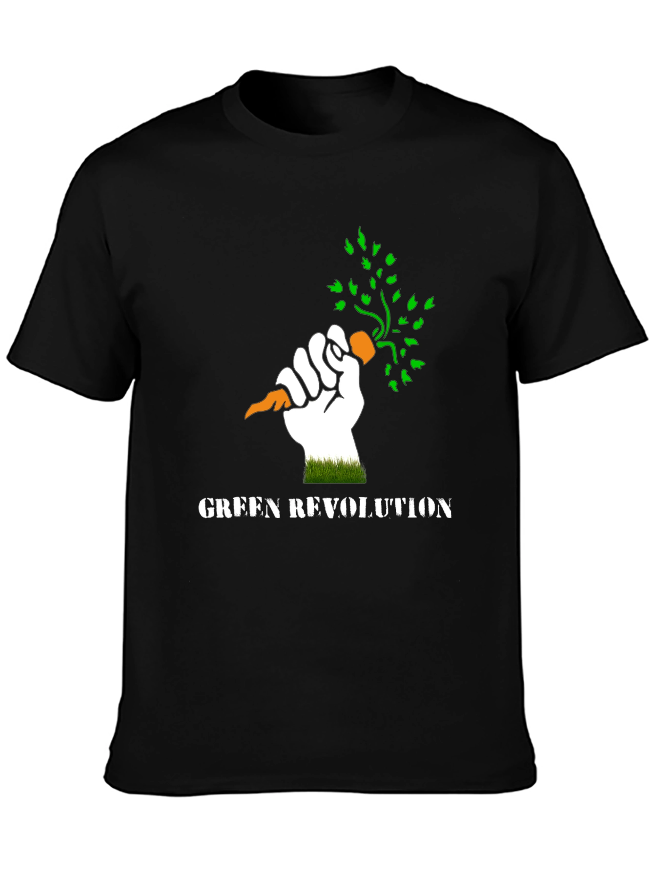 Green Revolution Carrot Fist T-Shirt