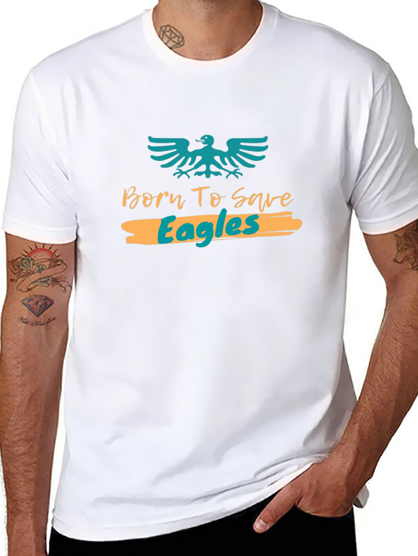 Born to Save Eagles Graphic Tee
