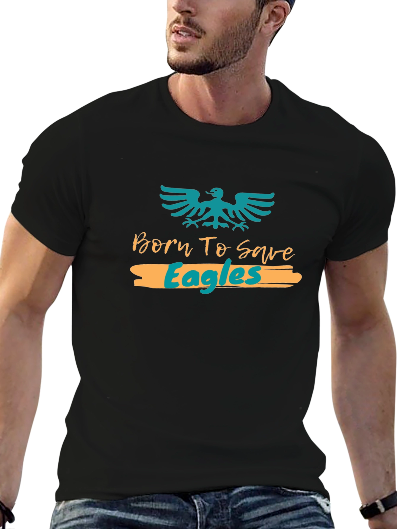 Born to Save Eagles Graphic Tee