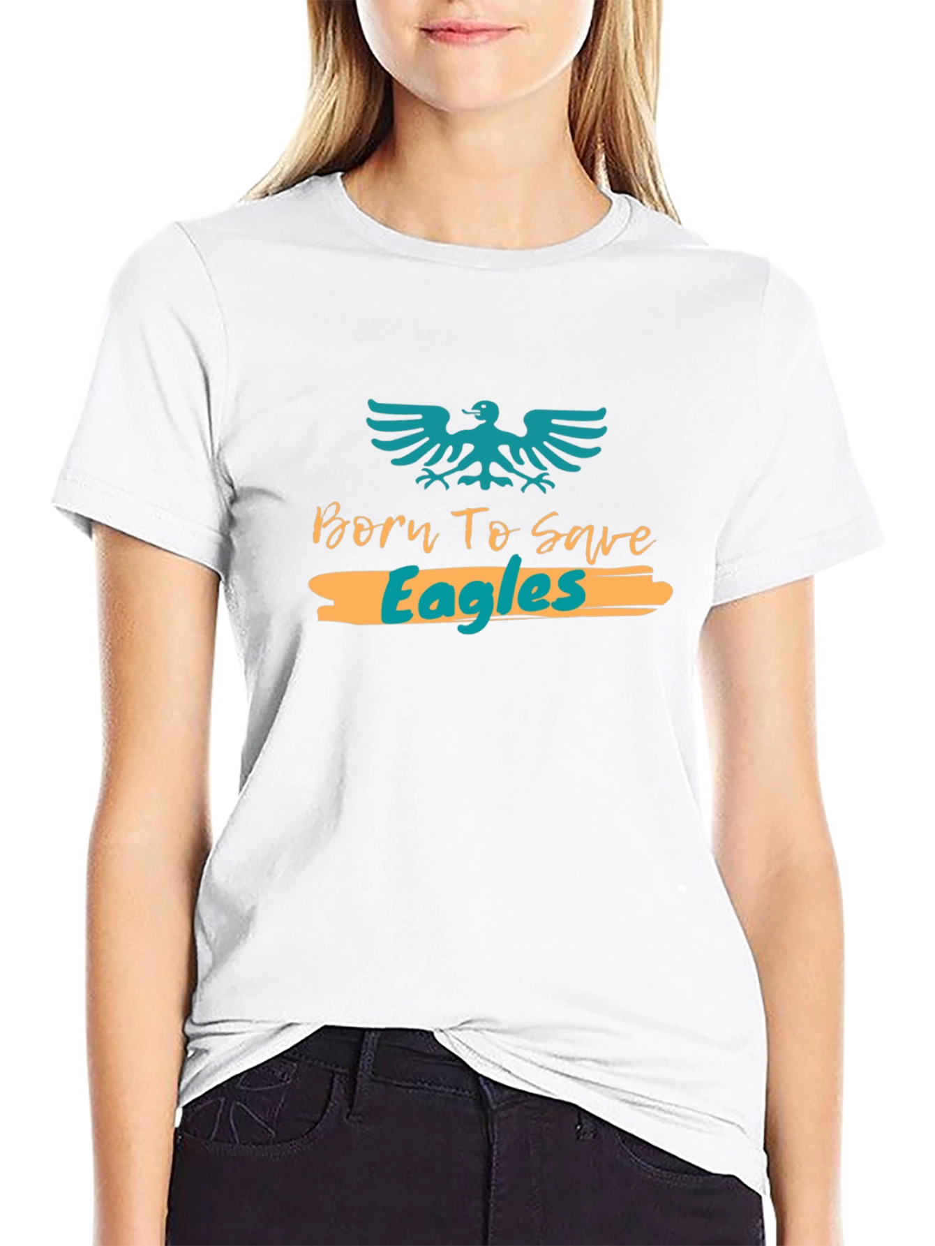 Born to Save Eagles Graphic Tee
