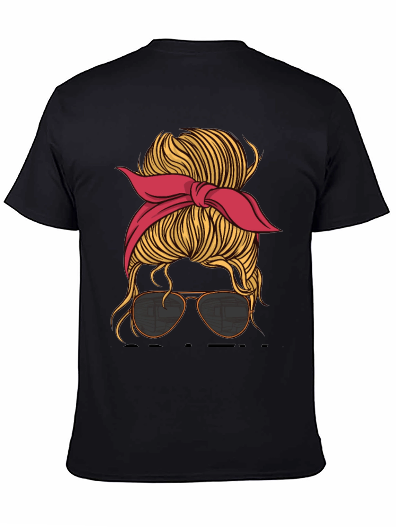 Messy Bun Aviator T-Shirt