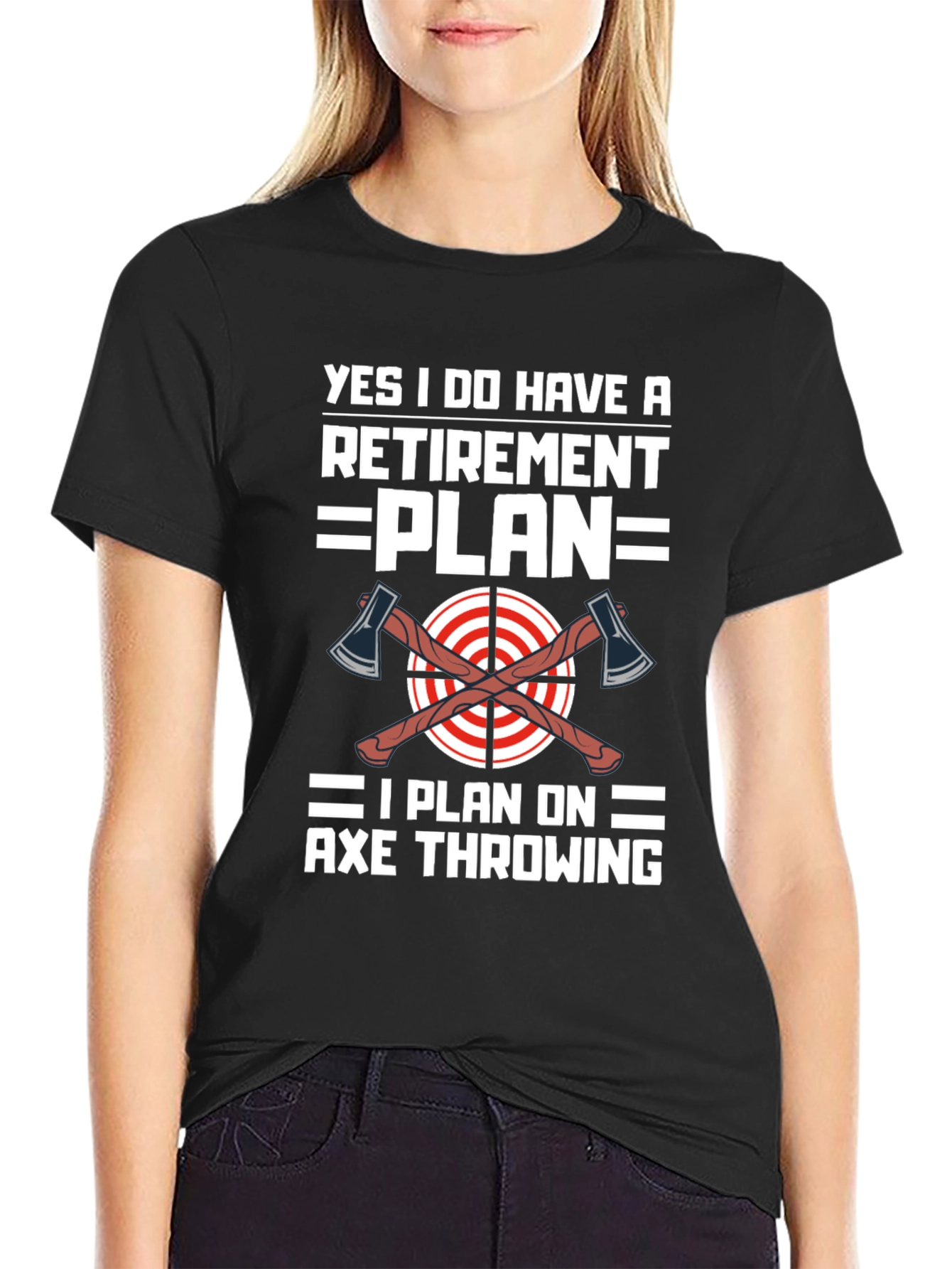 Axe Throwing Retirement Plan T-Shirt