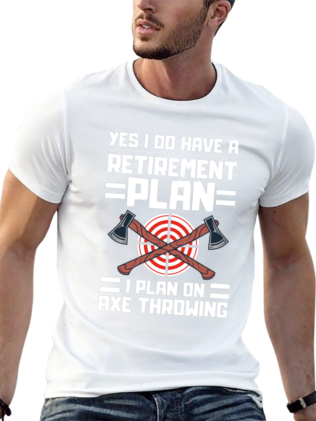 Axe Throwing Retirement Plan T-Shirt