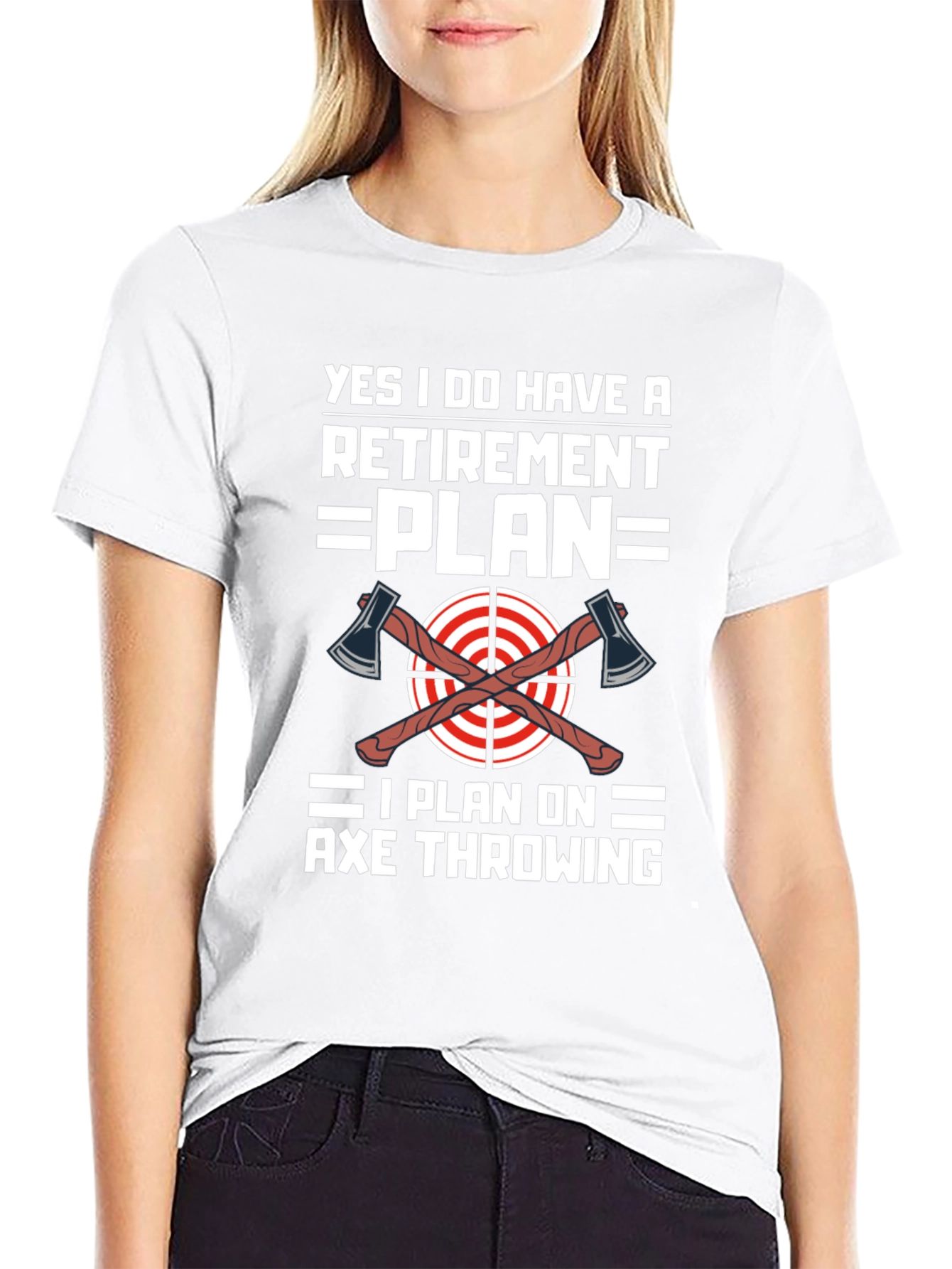 Axe Throwing Retirement Plan T-Shirt