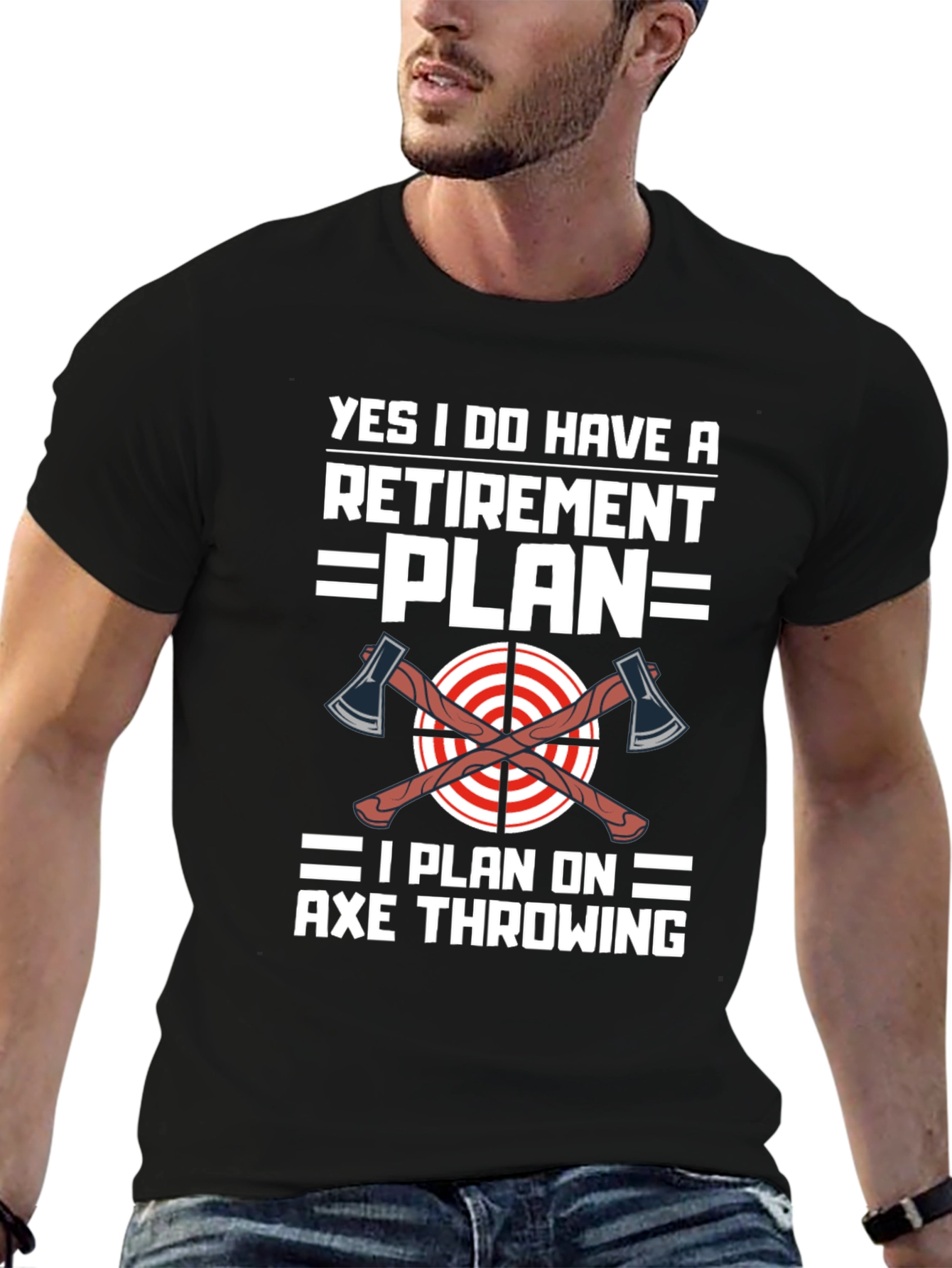 Axe Throwing Retirement Plan T-Shirt