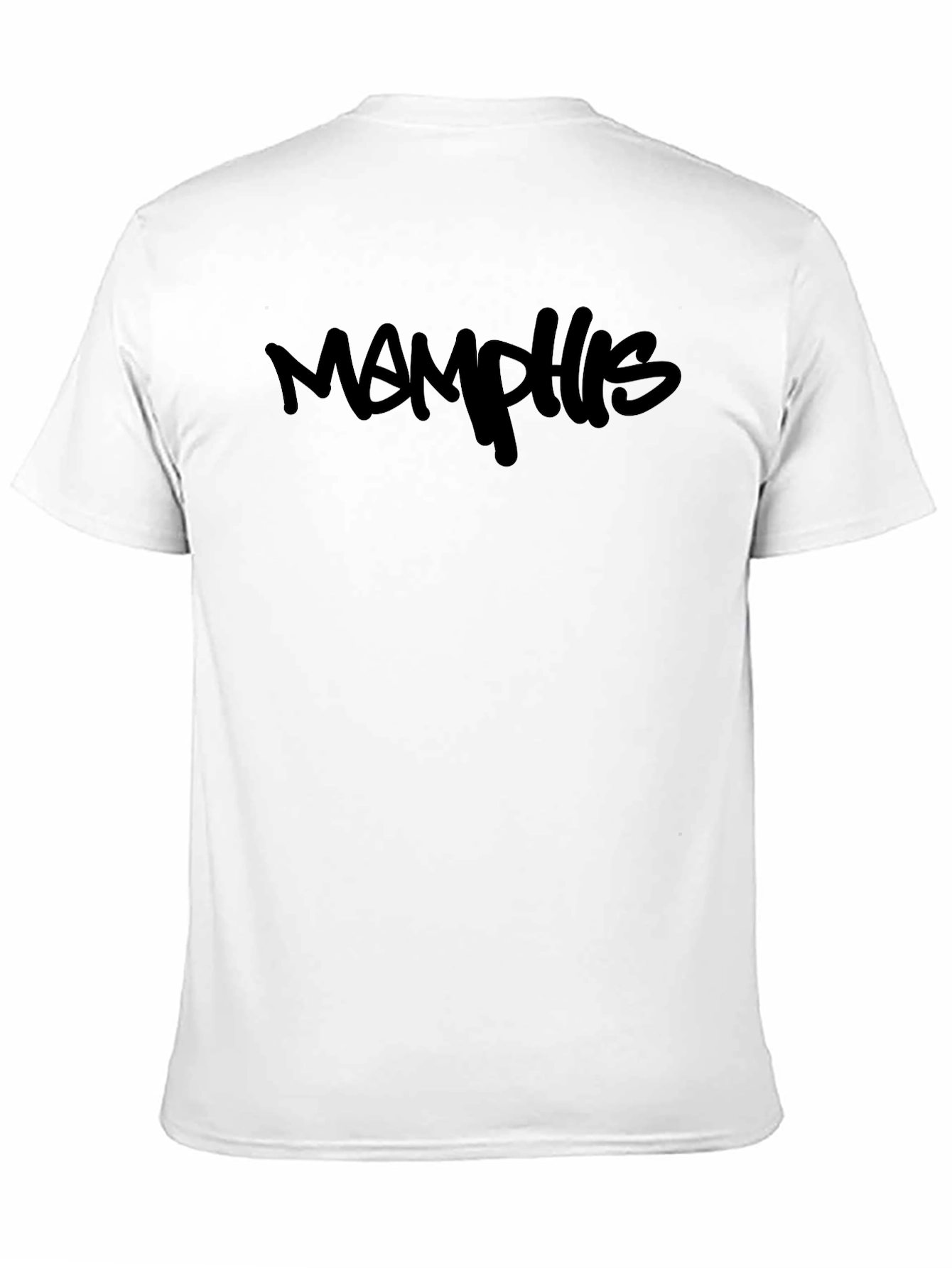 Mens Memphis Black Graphic Tee - Casual Style