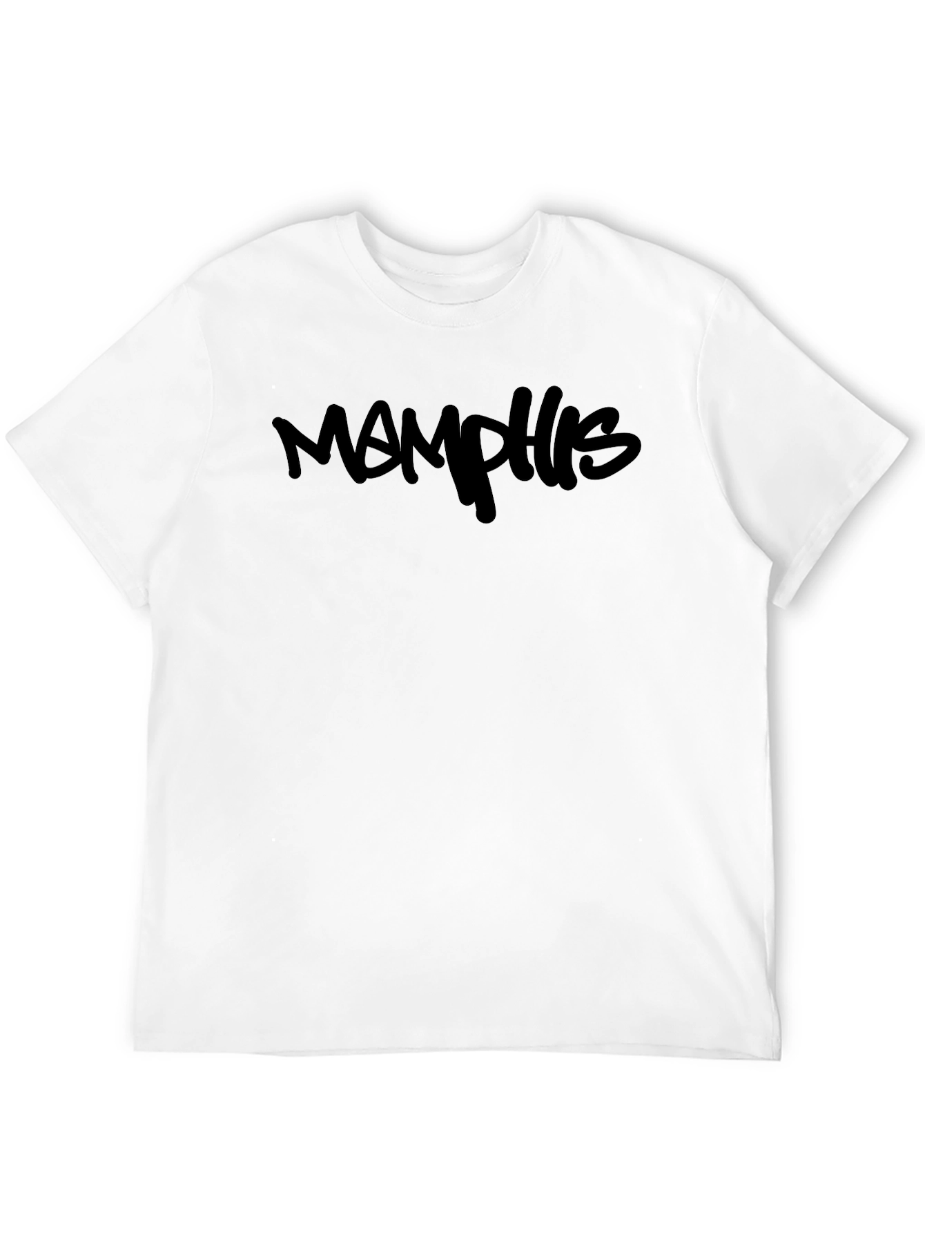 Mens Memphis Black Graphic Tee - Casual Style