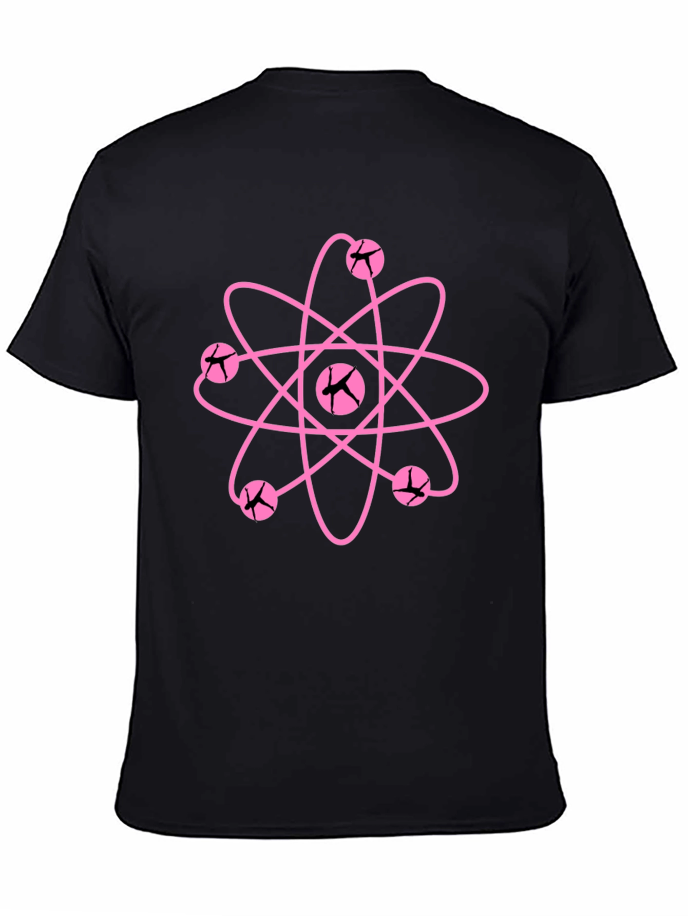 Atomic Pink Graphic Tee - Black