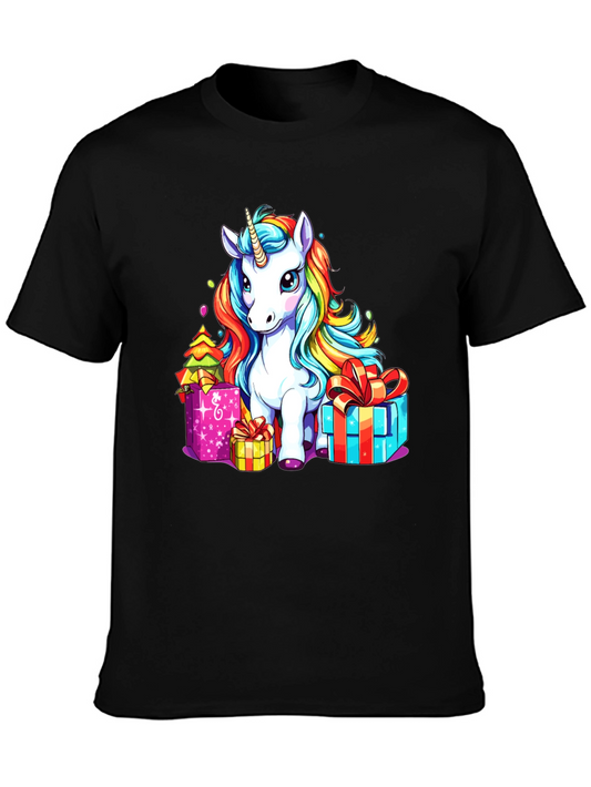 Unicorn Christmas T-Shirt - Festive Holiday Tee