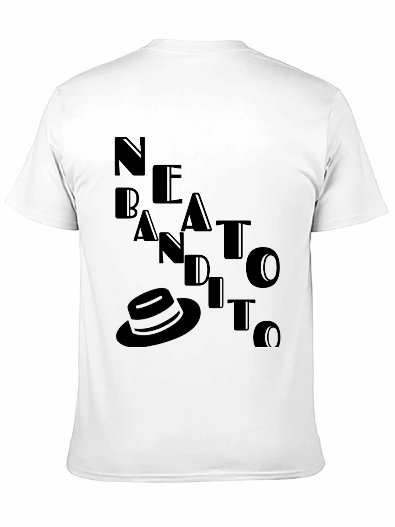 Trendy Black BANDITO Graphic Tee