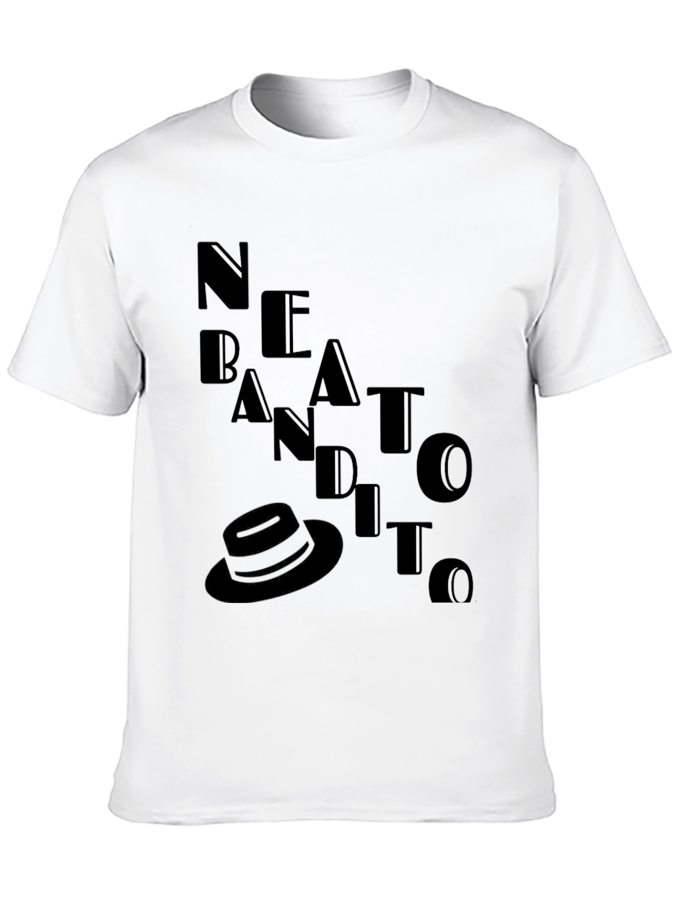 Trendy Black BANDITO Graphic Tee