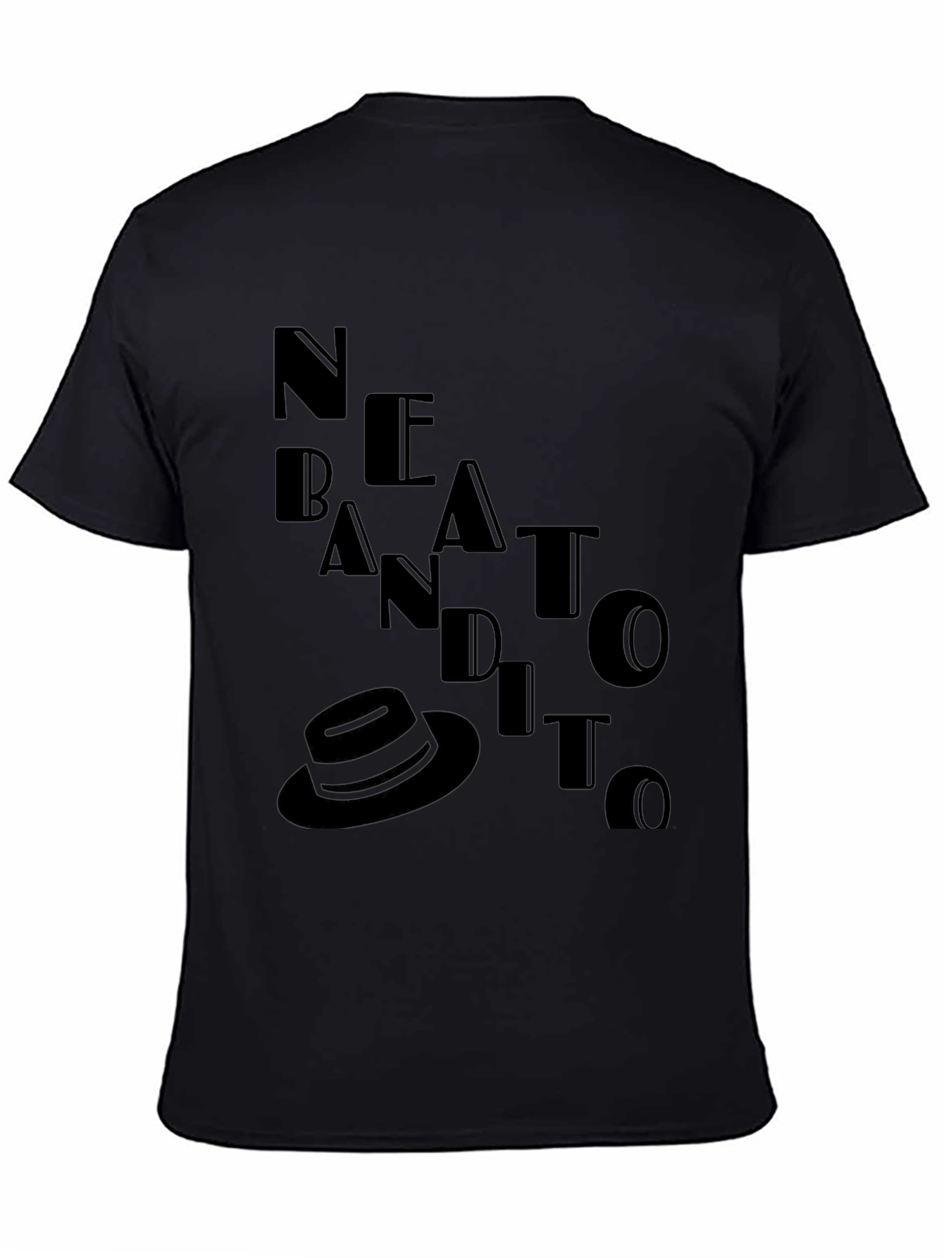 Trendy Black BANDITO Graphic Tee