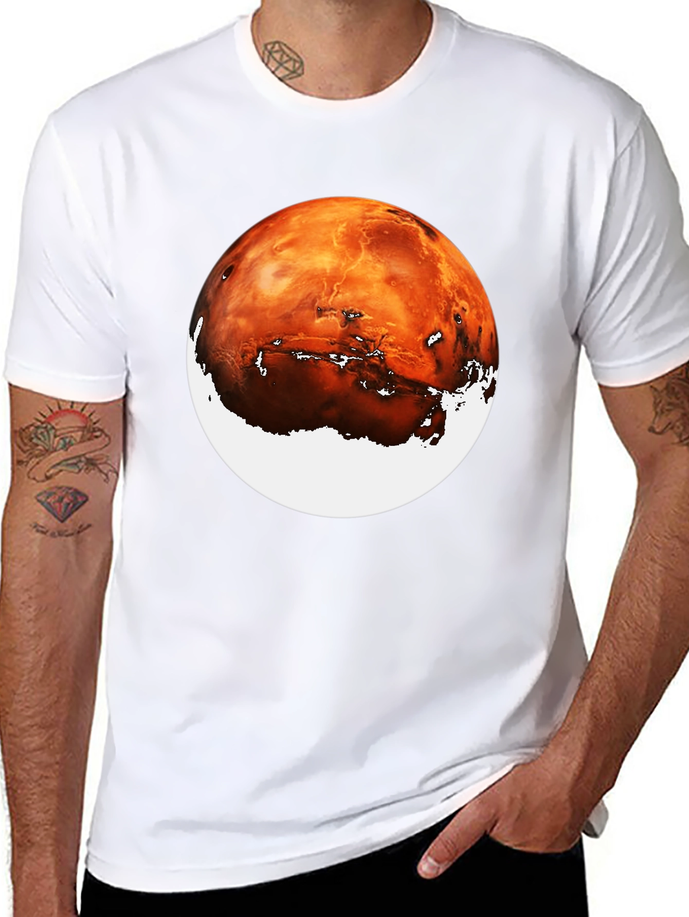 Mars Graphic T-Shirt - Space & Science Tee