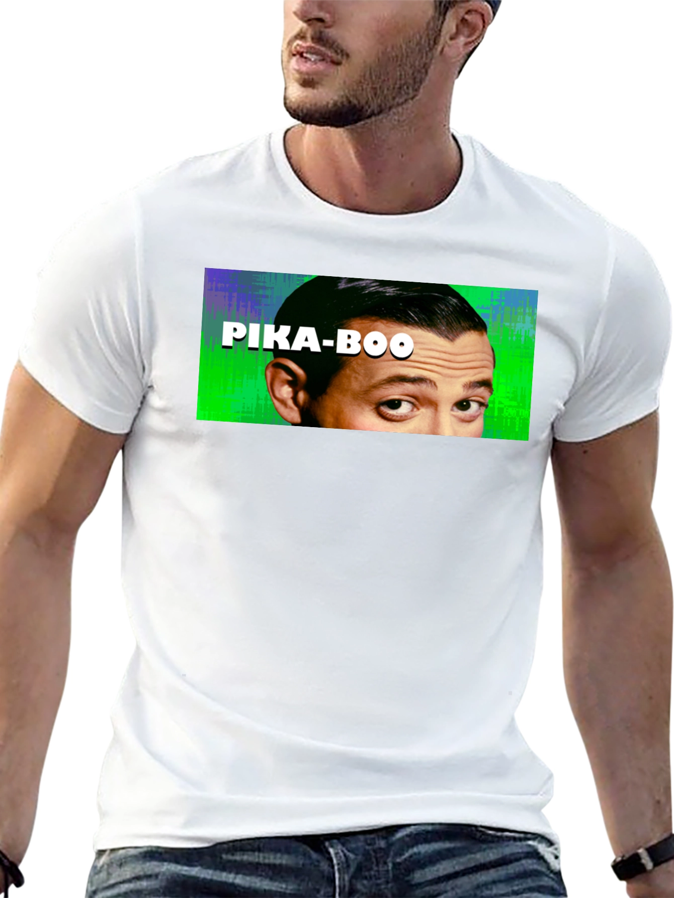 Pika-Boo Graphic Tee - Funny Peekaboo T-Shirt