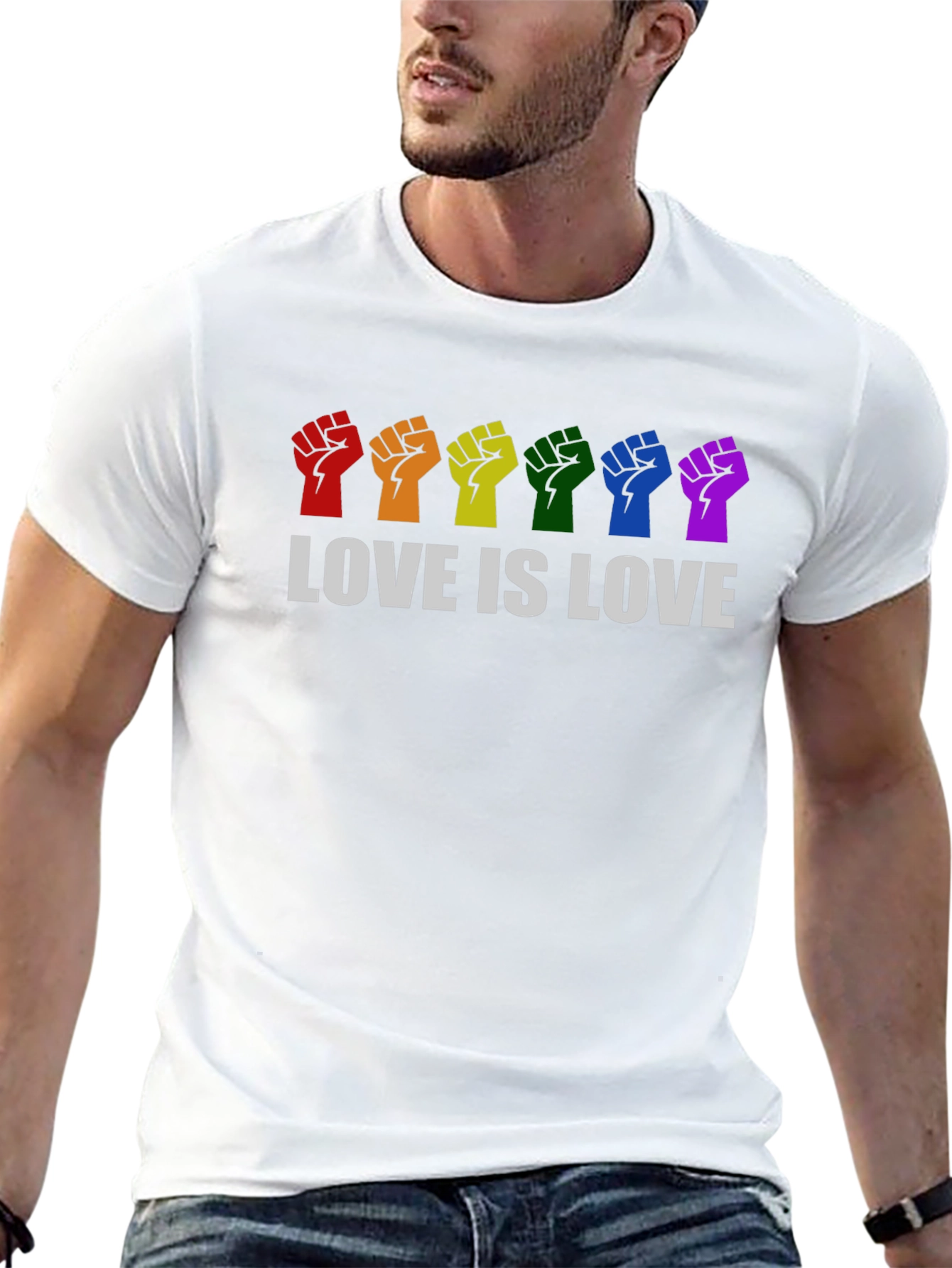 Love Is Love Pride Fist T-Shirt
