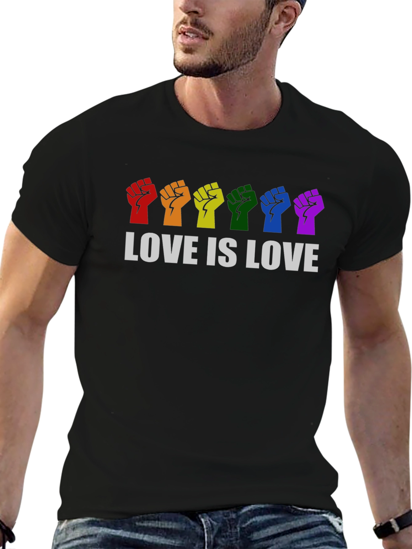 Love Is Love Pride Fist T-Shirt