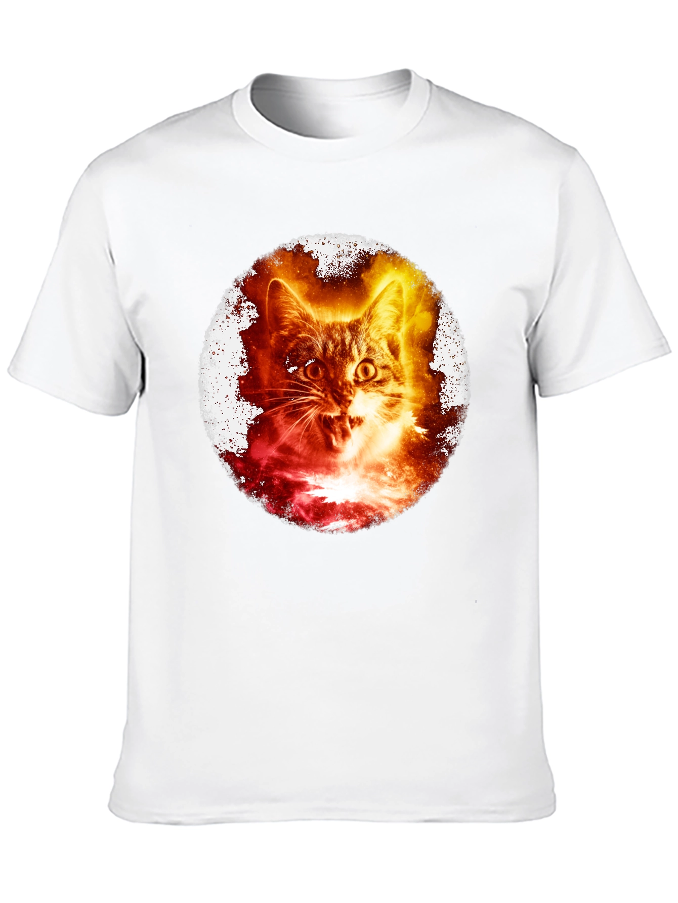 Cosmic Cat T-Shirt - Cool Graphic Tee