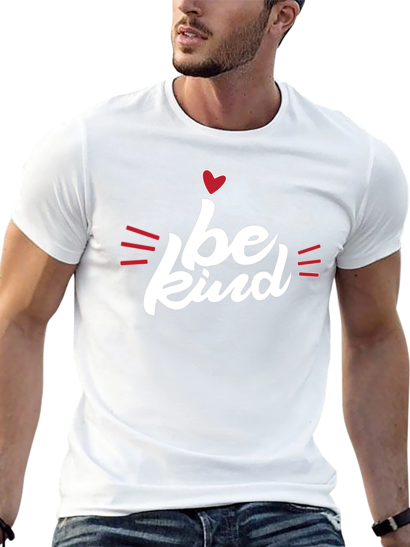 Be Kind Graphic Tee - Soft Cotton Blend Shirt