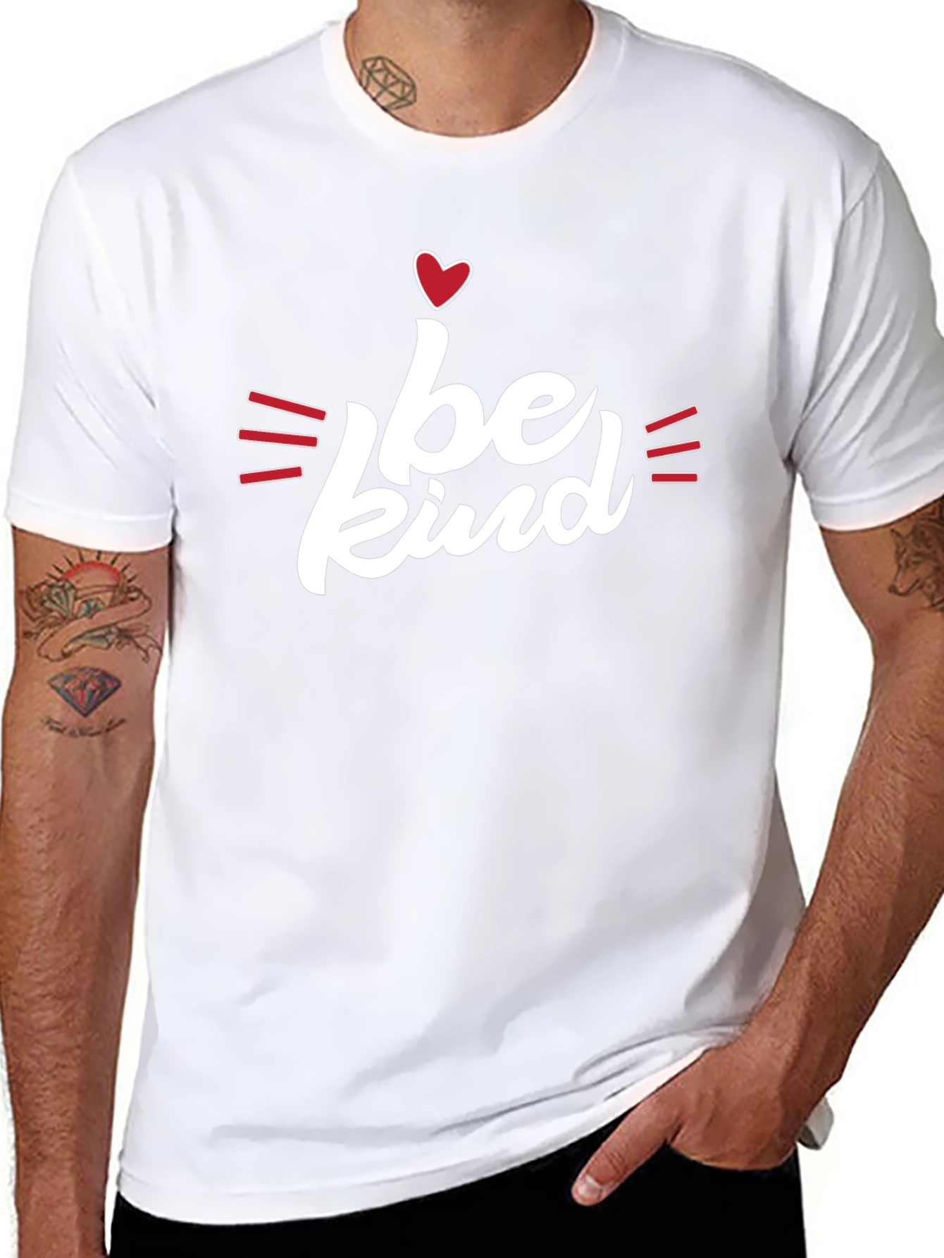 Be Kind Graphic Tee - Soft Cotton Blend Shirt